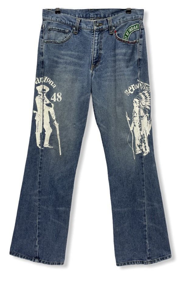 Native Vintage GERONIMO Apache Tribe History in a Pair of Jeans Size US 31 - 2 Thumbnail