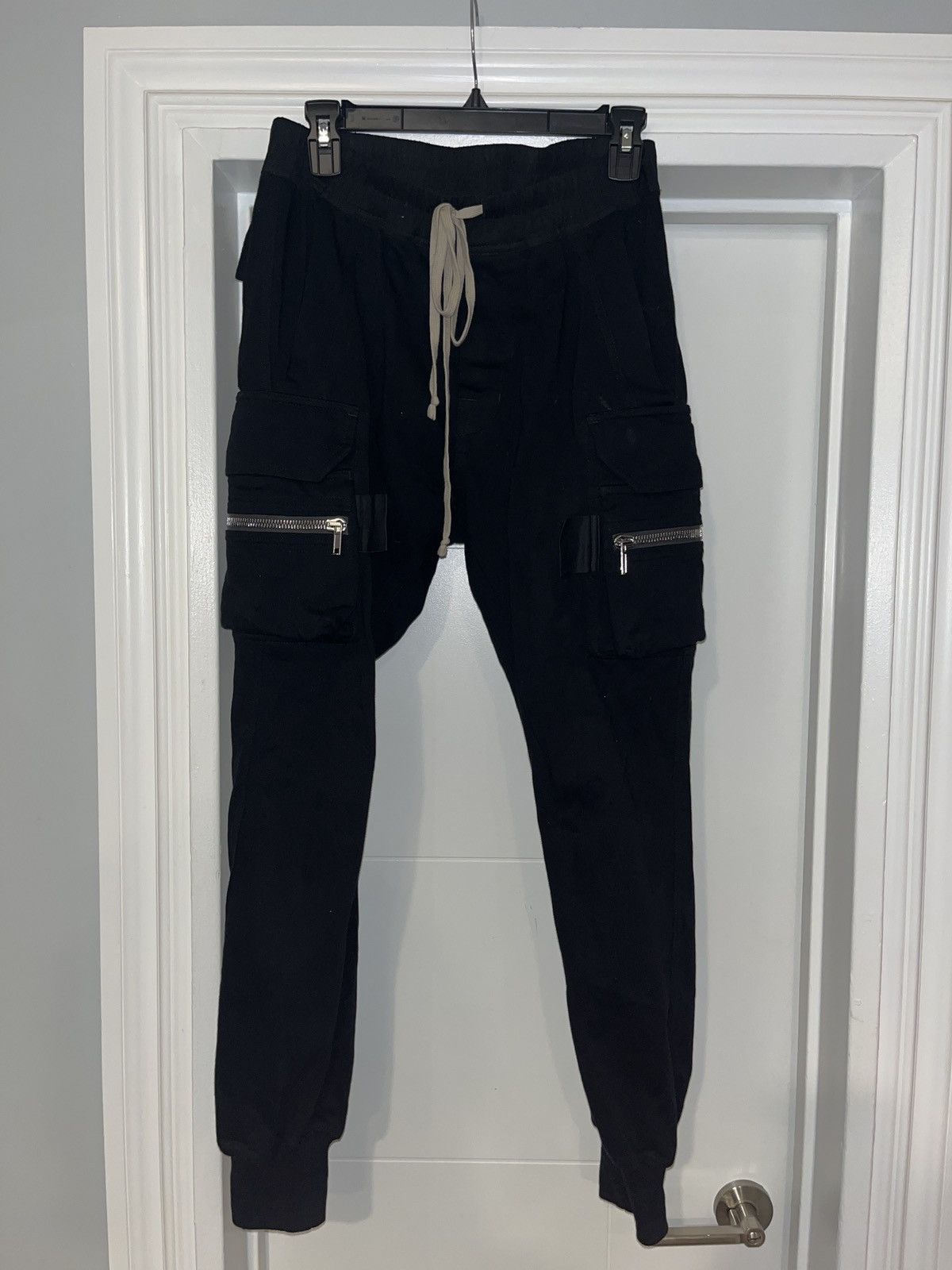 image of Rick Owens Gethsemane Fw21 Bottoms in Black, Men's (Size 32)