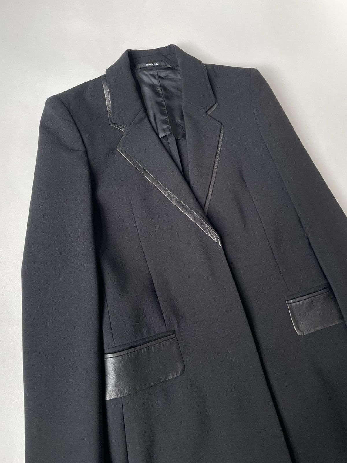 Maison Margiela A/W 13 ‘Leather Silhouette’ Overcoat Size S / US 4 / IT 40 - 5 Thumbnail