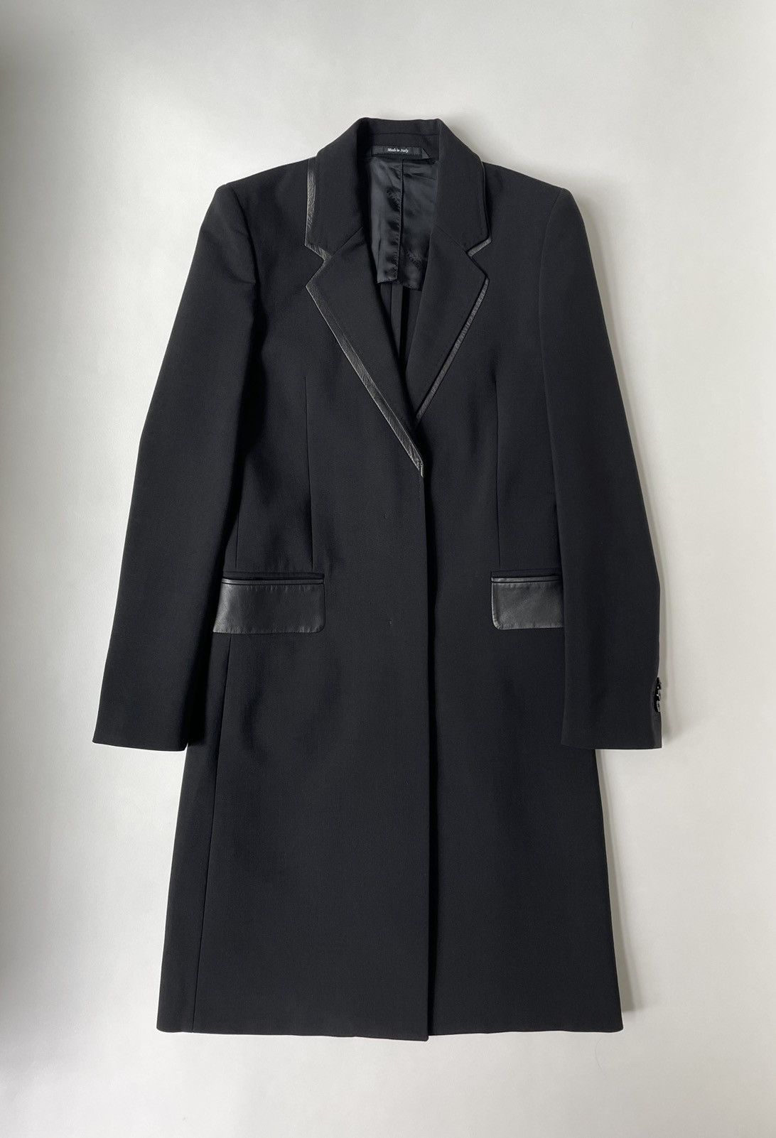 Maison Margiela A/W 13 ‘Leather Silhouette’ Overcoat Size S / US 4 / IT 40 - 1 Thumbnail