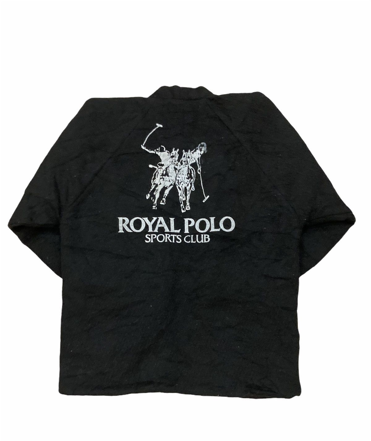 image of Royal Polo Sport Club Kimono in Black, Men's (Size Large)