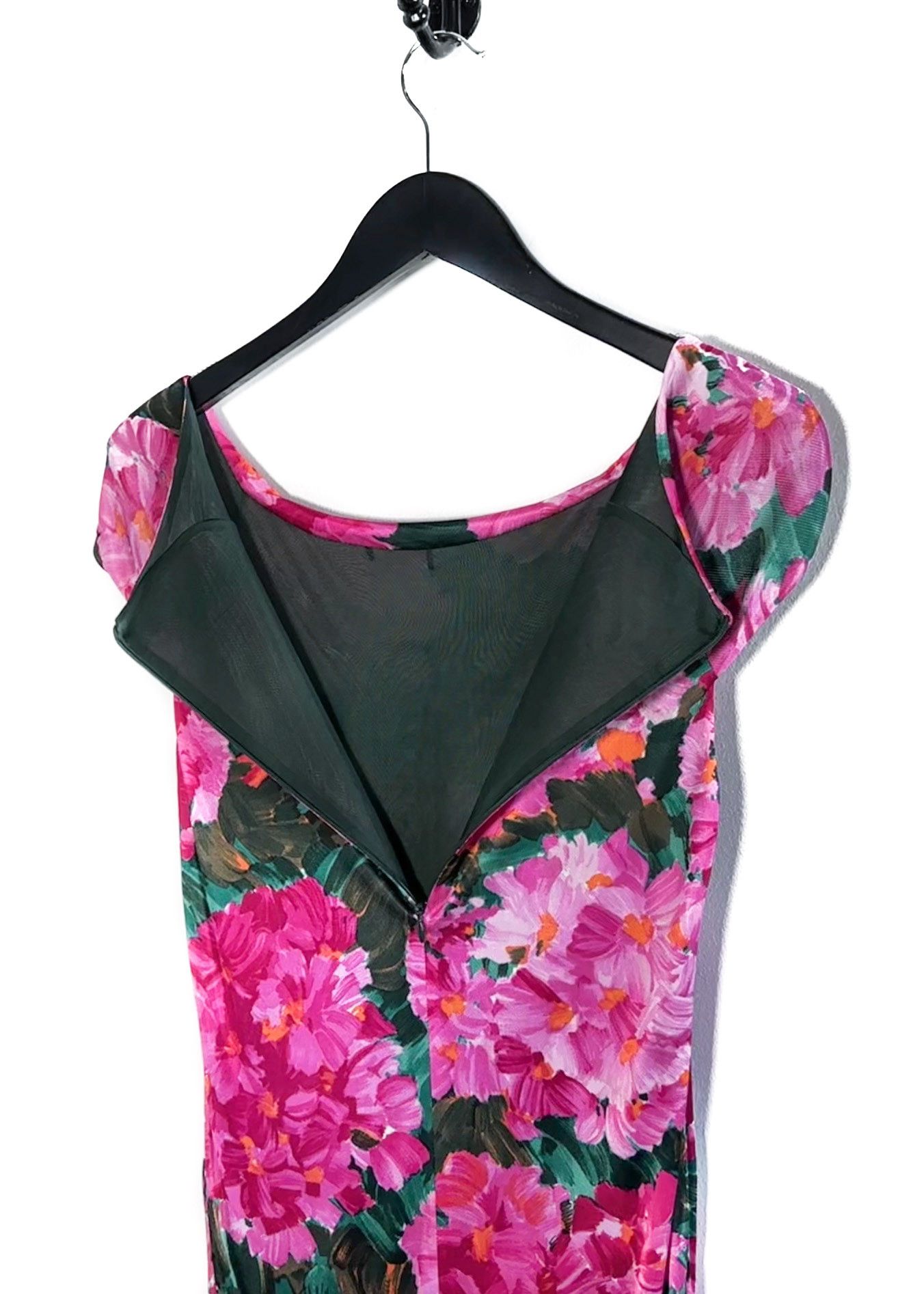 Balenciaga Balenciaga 2008 Pink Floral Print Dress Size S / US 4 / IT 40 - 5 Thumbnail