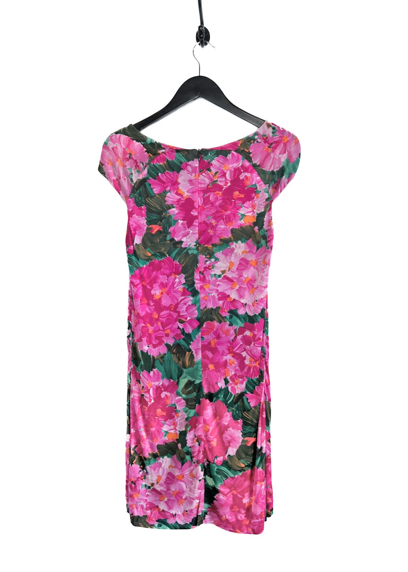 Balenciaga Balenciaga 2008 Pink Floral Print Dress Size S / US 4 / IT 40 - 2 Thumbnail