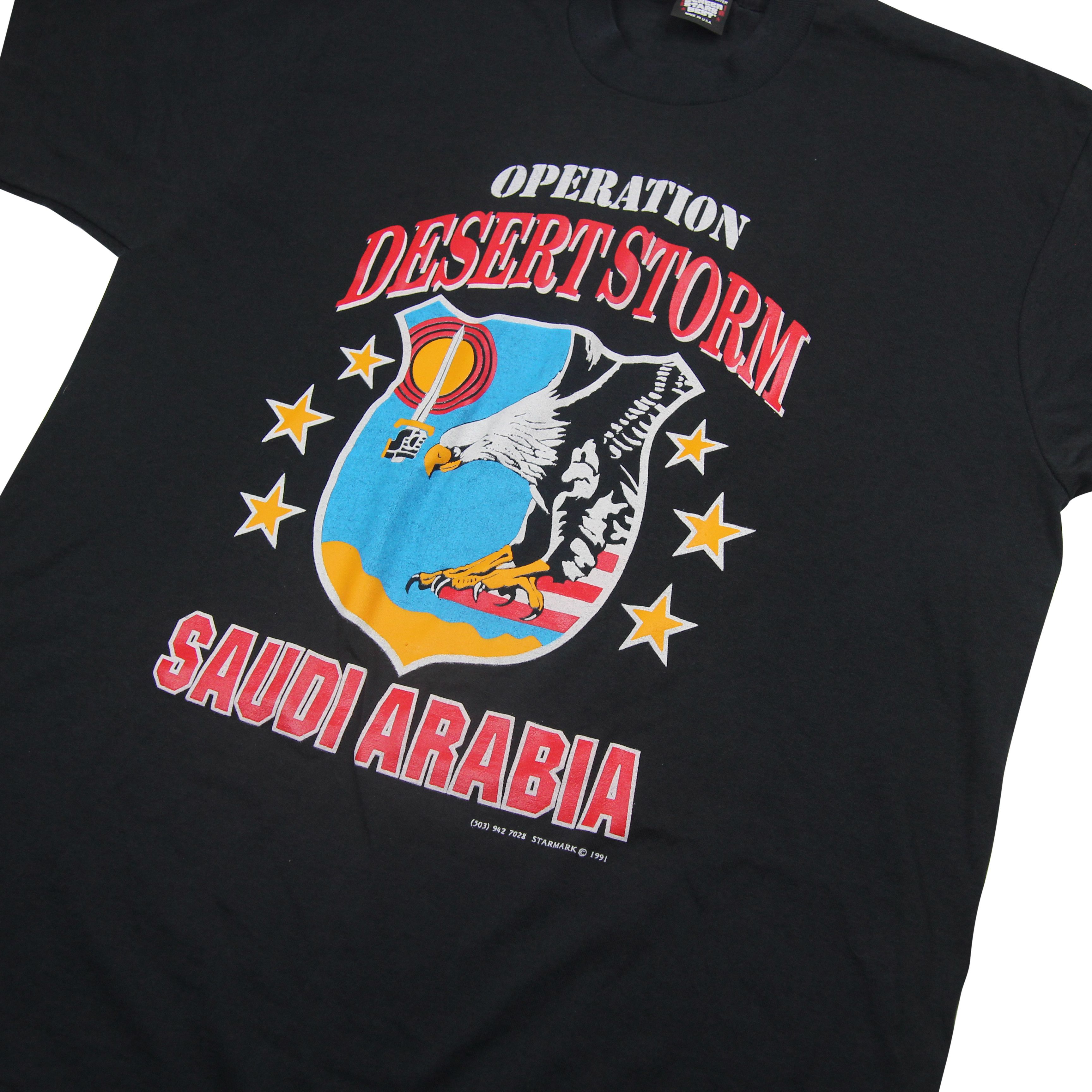 Vintage Vintage 1991 Operation Desert Storm Graphic T Shirts Size US XL / EU 56 / 4 - 2 Thumbnail