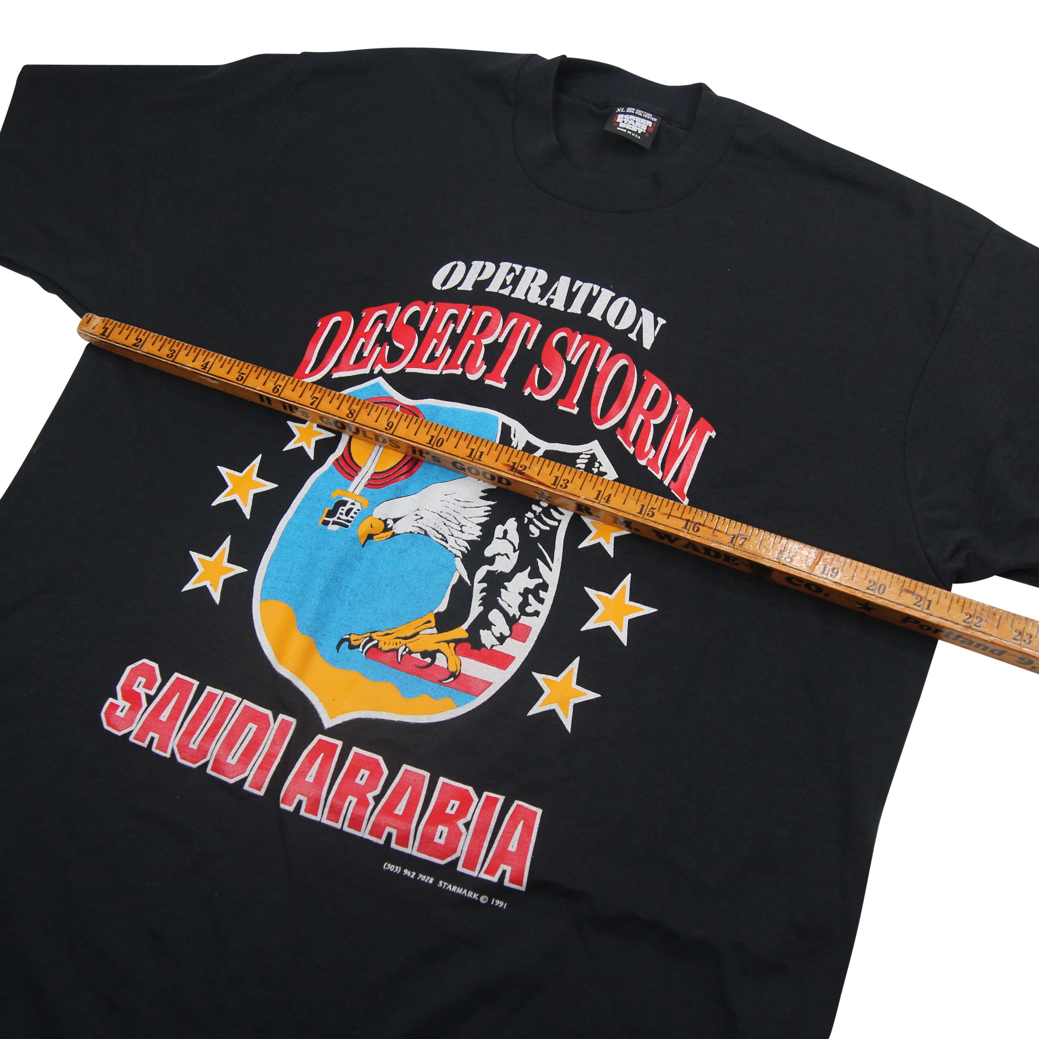 Vintage Vintage 1991 Operation Desert Storm Graphic T Shirts Size US XL / EU 56 / 4 - 6 Thumbnail
