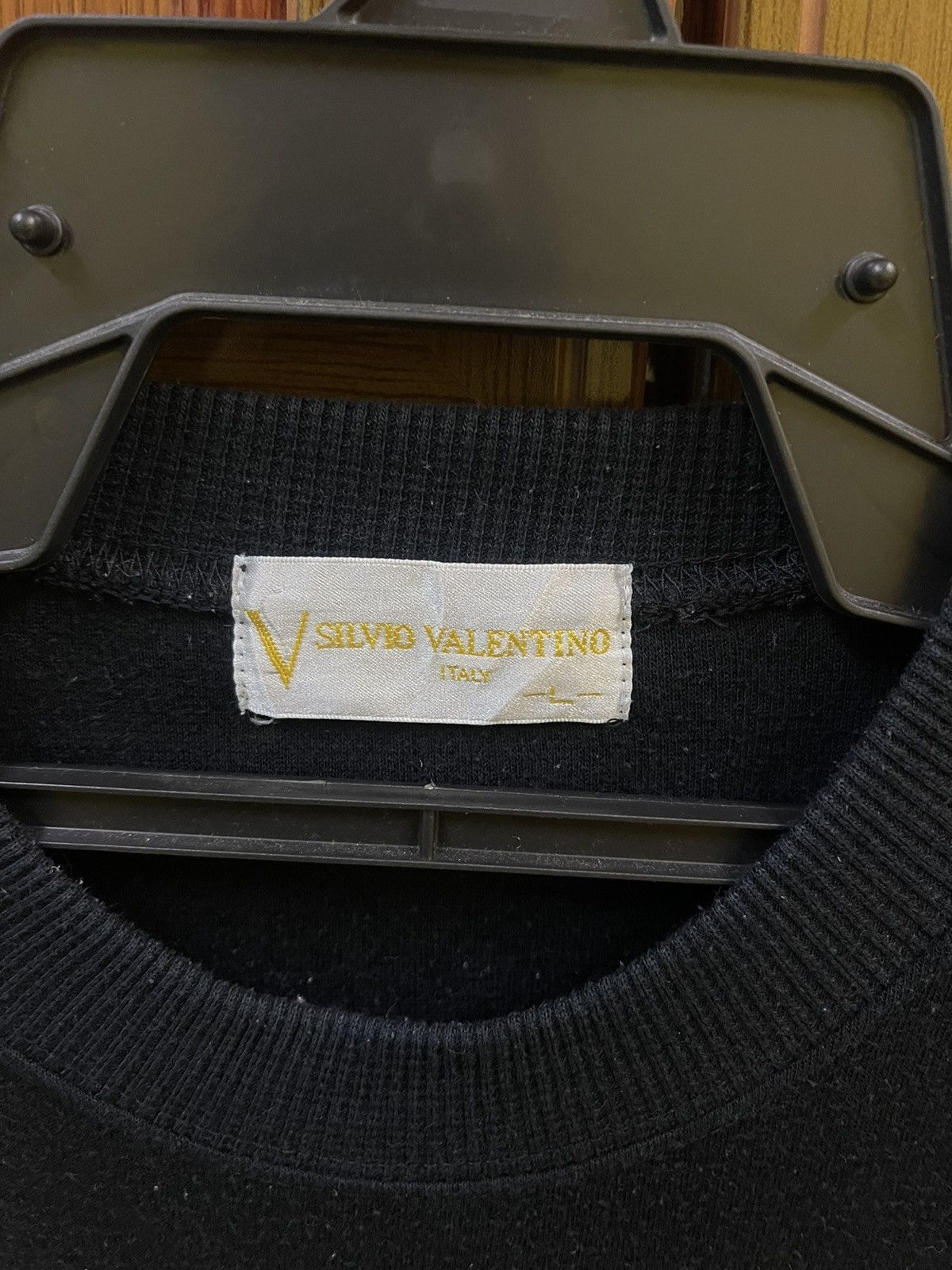 Japanese Brand × Vintage Vintage SILVIO VALENTINO Italy Big Logo Pullover Sweatshirt Size US M / EU 48-50 / 2 - 5 Thumbnail
