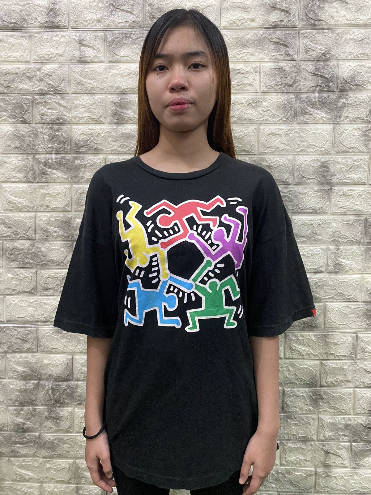 Keith Haring Keith Harring Multicolour logo Tee Size US M / EU 48-50 / 2 - 2 Thumbnail