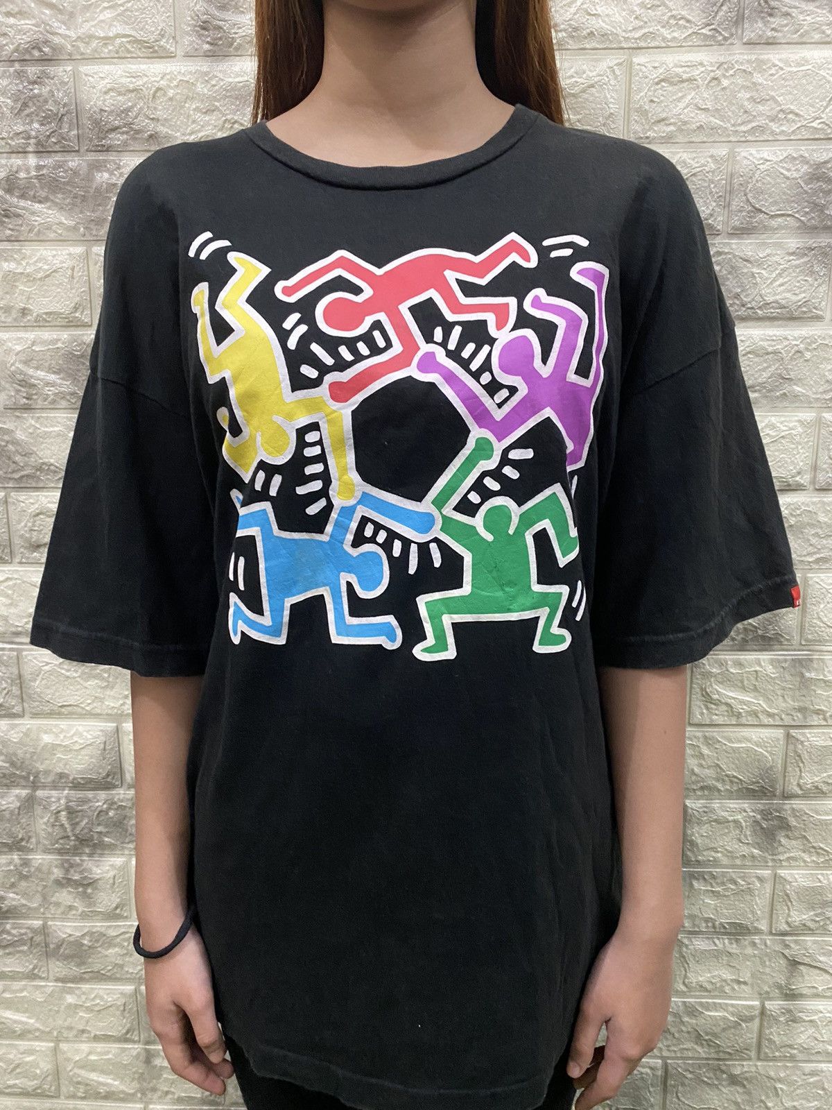 Keith Haring Keith Harring Multicolour logo Tee Size US M / EU 48-50 / 2 - 3 Thumbnail
