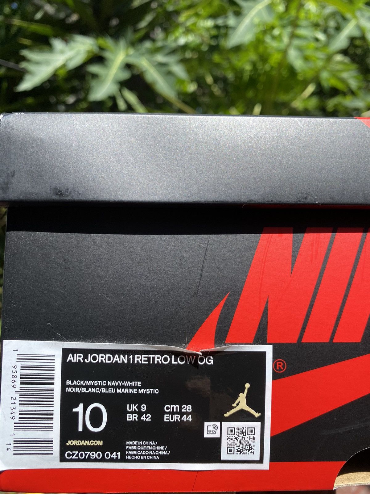 Nike Nike Air Jordan 1 Low OG Mystic Navy Size US 10 / EU 43 - 13 Thumbnail