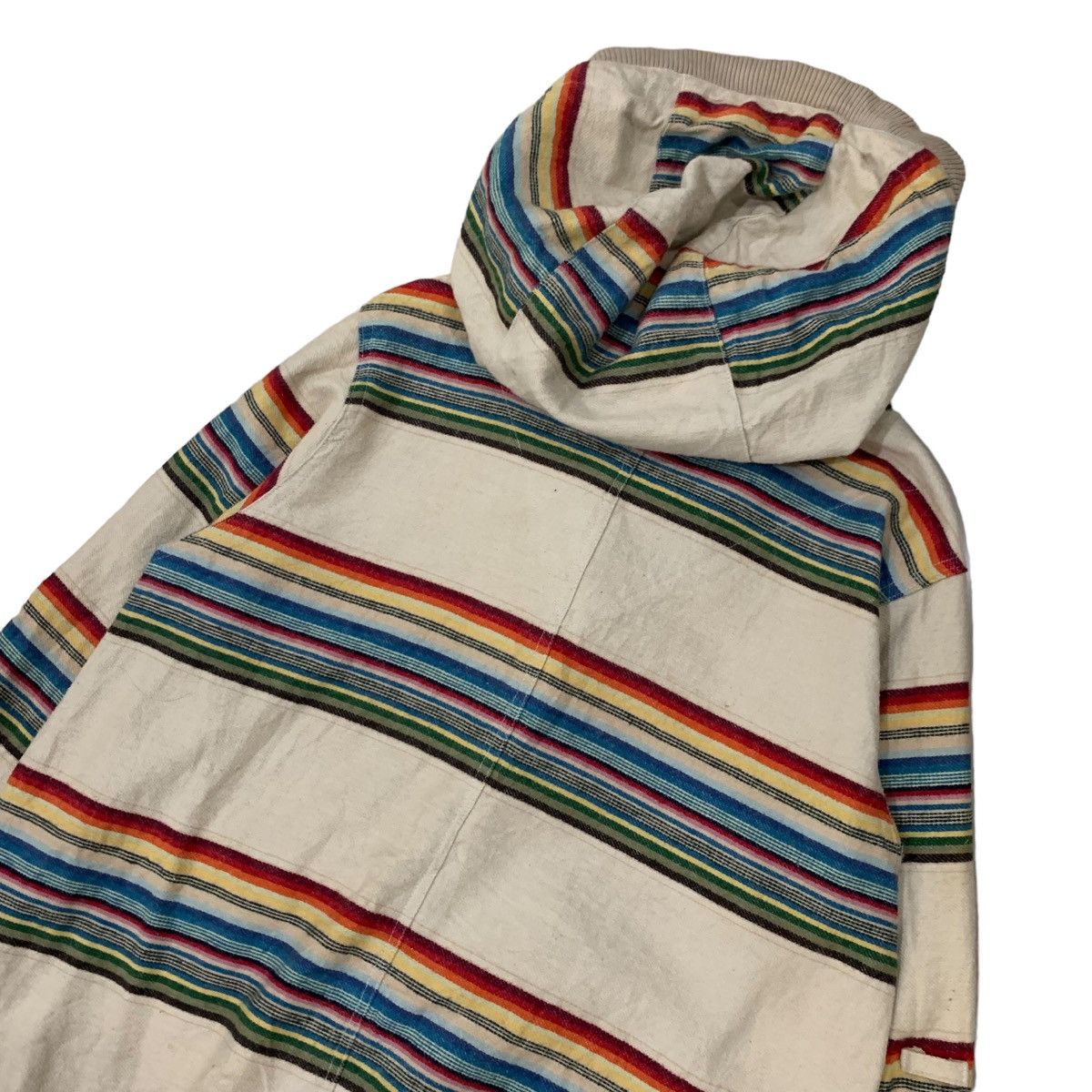 Japanese Brand × Vintage Vintage Power To The People Fishtail Hoodie Jacket Size US M / EU 48-50 / 2 - 7 Thumbnail