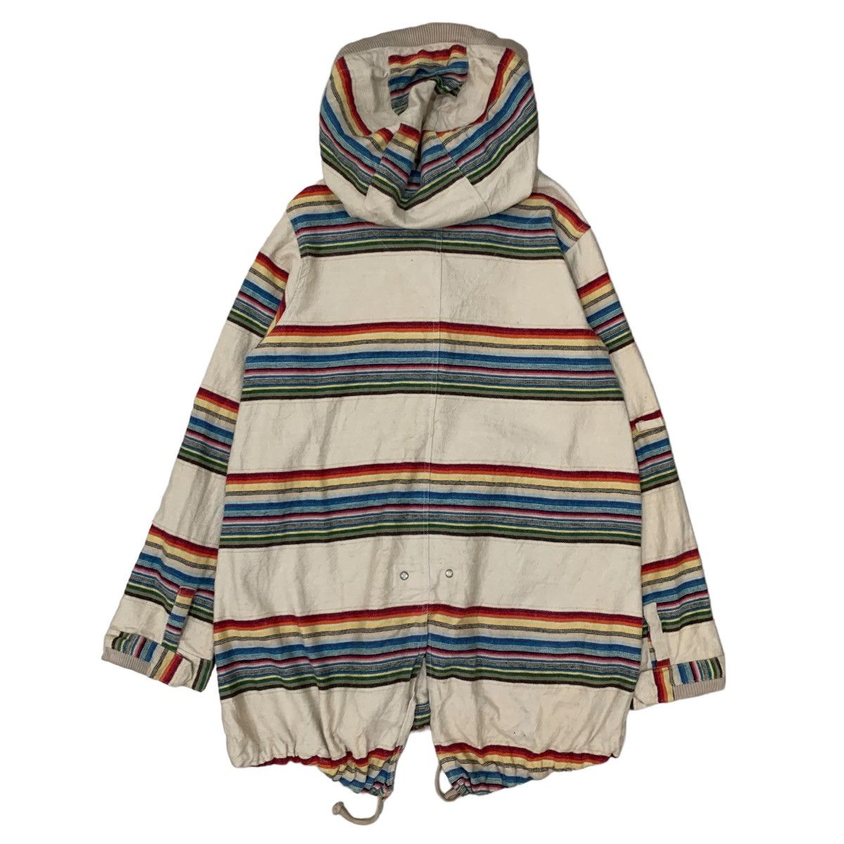 Japanese Brand × Vintage Vintage Power To The People Fishtail Hoodie Jacket Size US M / EU 48-50 / 2 - 2 Thumbnail