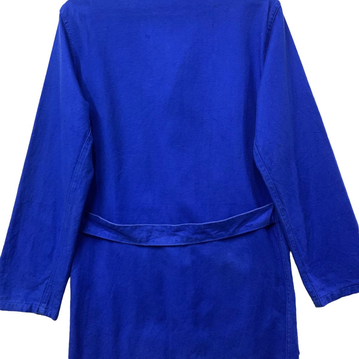 Le Laboureur Vintage French Workwear Long Parka Blue Work Jacket Size US XS / EU 42 / 0 - 9 Thumbnail