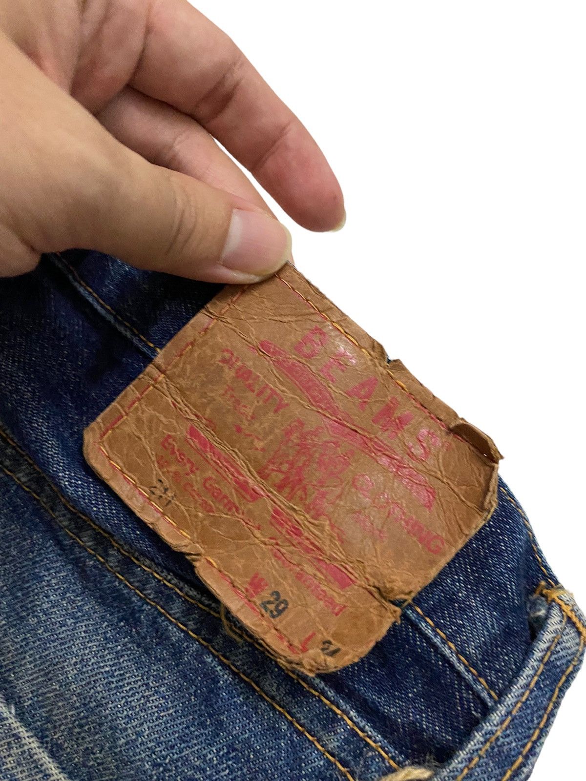 Beams Plus × Japanese Brand Beams Tokyo 211 Distressed Jeans Every Garment Guaranteed Size US 28 / EU 44 - 8 Thumbnail