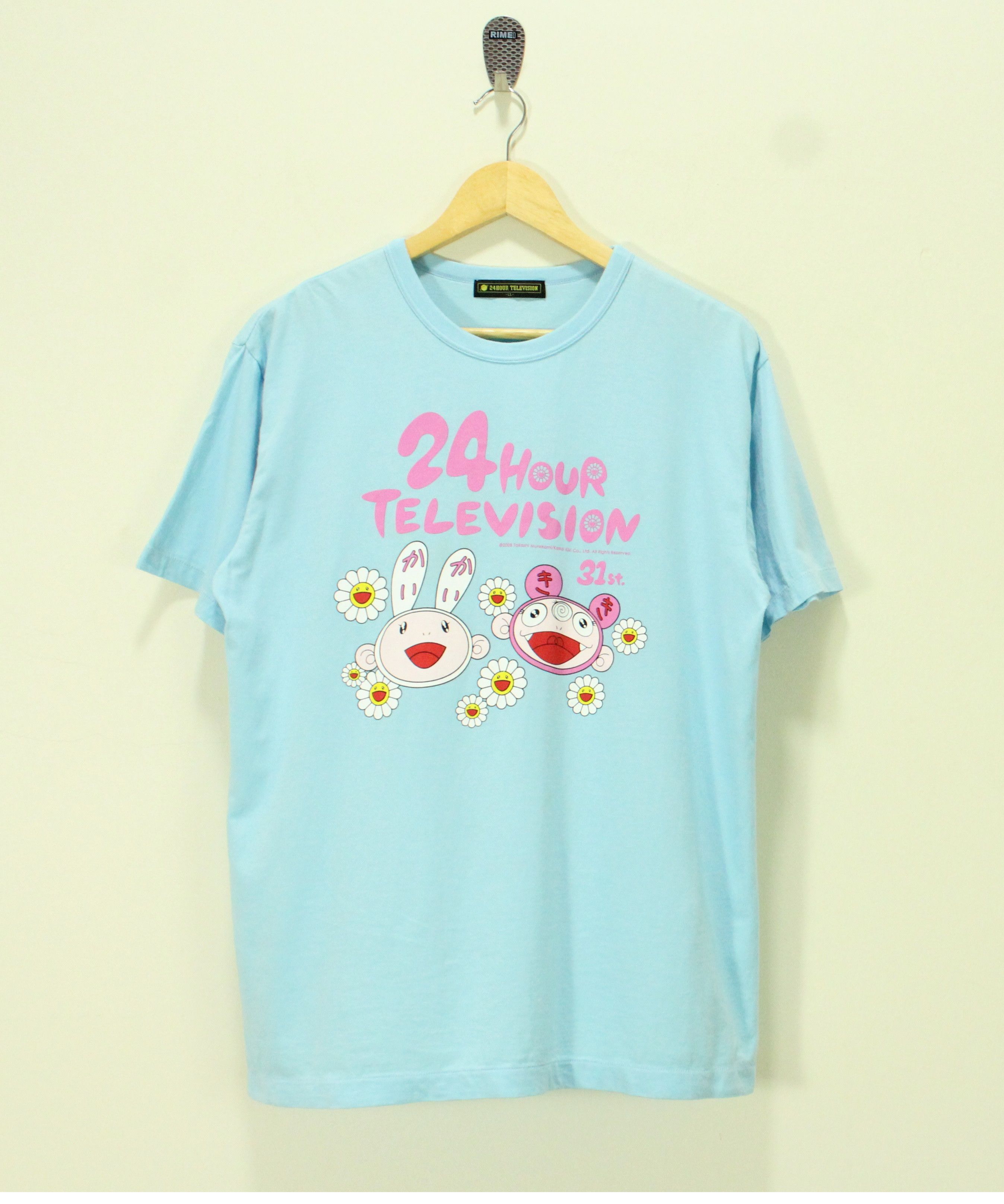 Japanese Brand × Takashi Murakami × Vintage TAKASHI MURAKAMI T Shirt 2008 Anime Kaikai Kiki Size US L / EU 52-54 / 3 - 1 Thumbnail