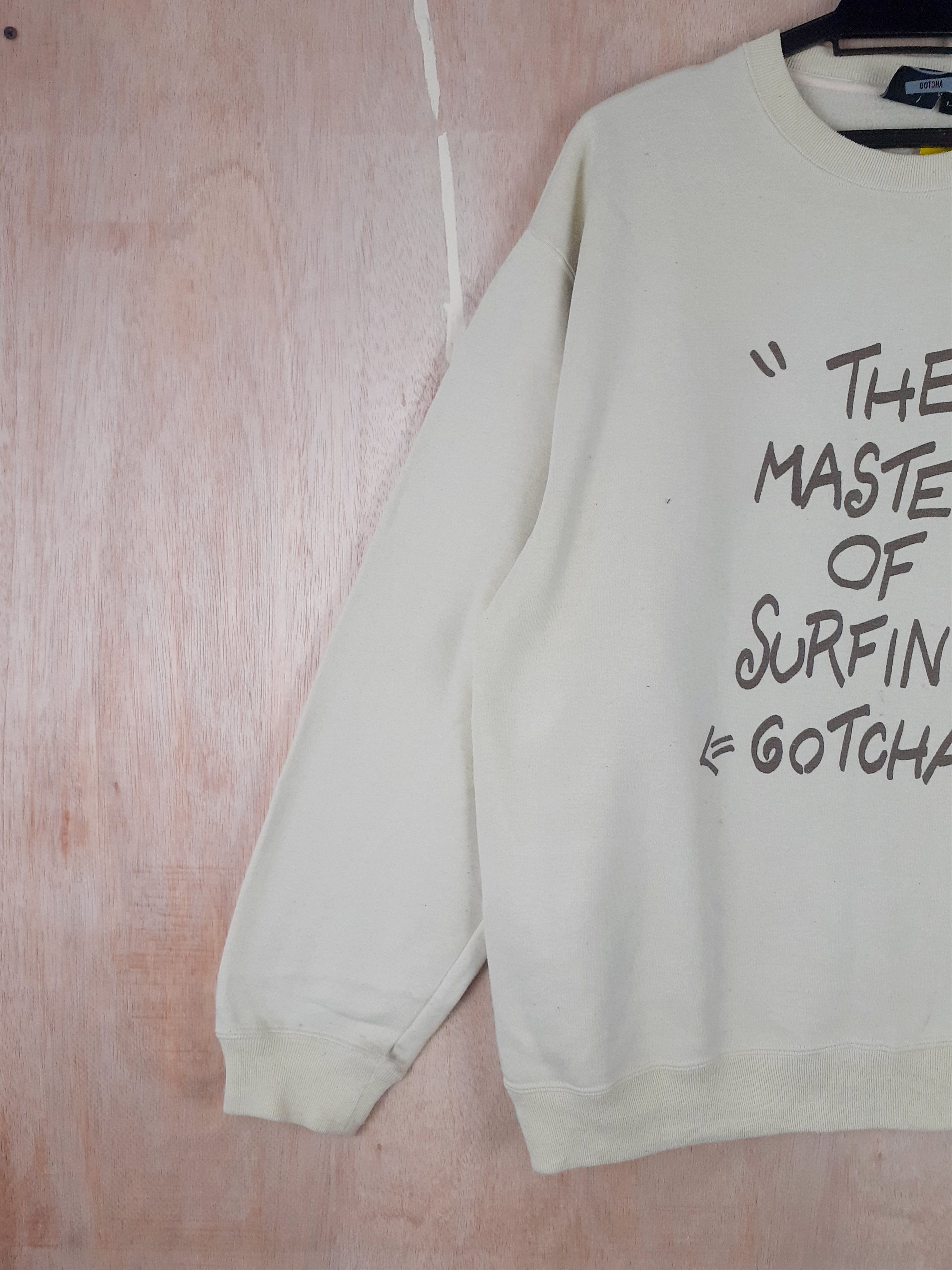 Gotcha Gotcha surf light yellow sweater sweatshirt #3061 Size US L / EU 52-54 / 3 - 4 Thumbnail