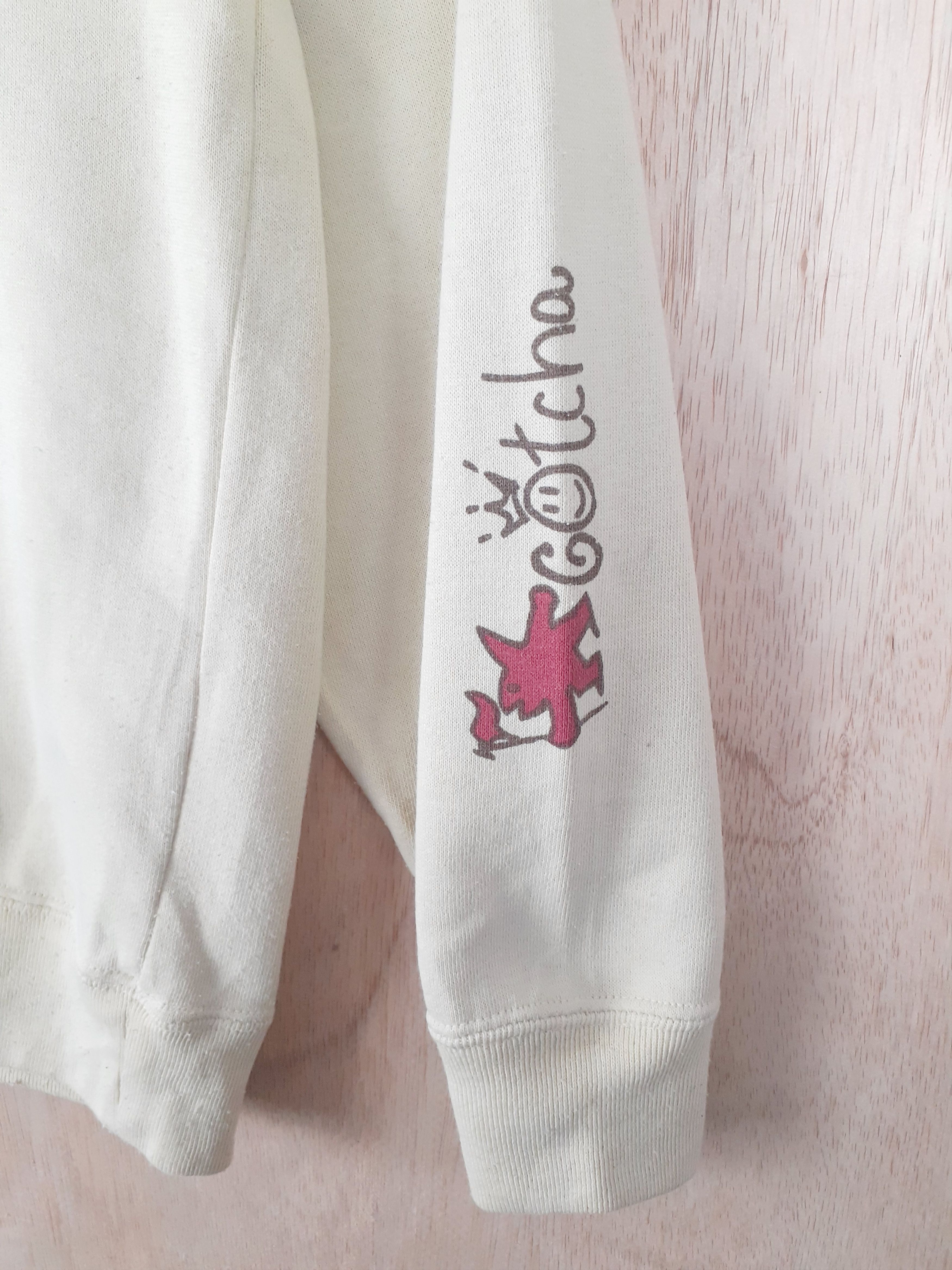 Gotcha Gotcha surf light yellow sweater sweatshirt #3061 Size US L / EU 52-54 / 3 - 3 Thumbnail