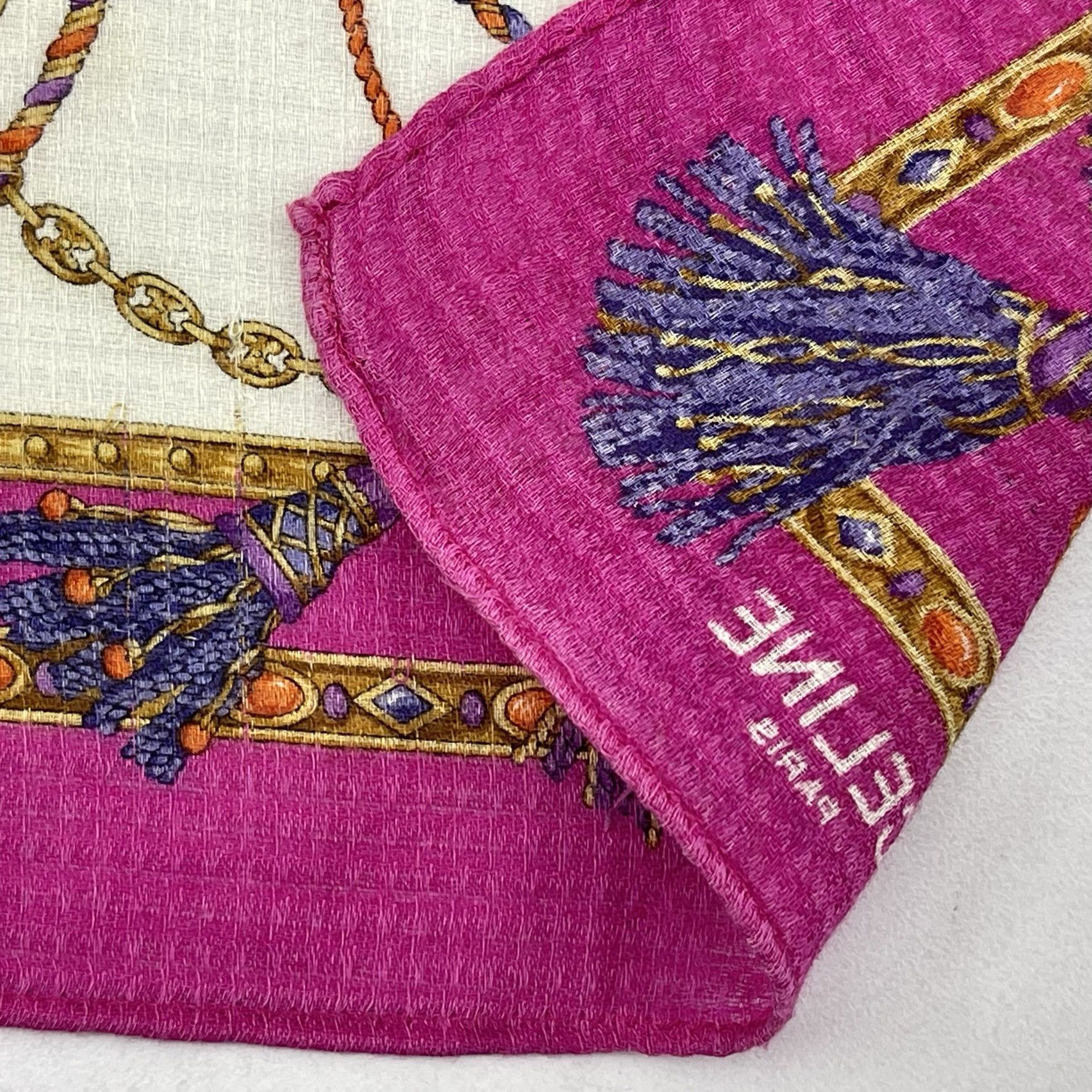 Celine Vintage Celine Headscarf Neckerchief Handkerchief- 4110 Size ONE SIZE - 9 Thumbnail