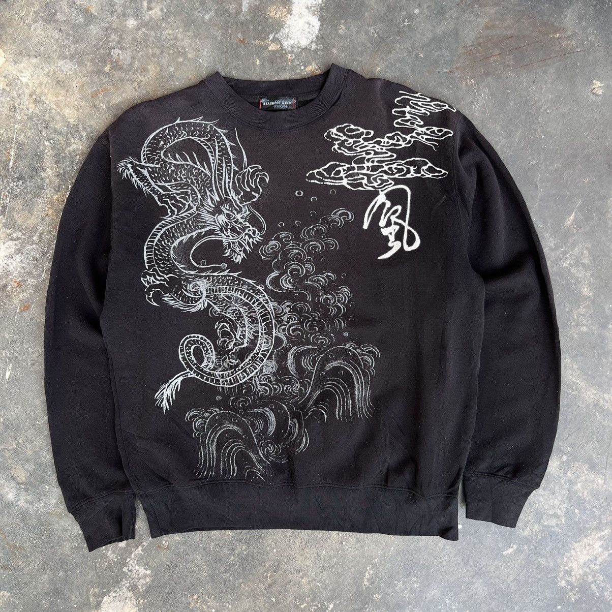 Affliction × If Six Was Nine × Japanese Brand Beaumont Carr Sukajan Dragon Motive Affliction Sweatshirt Size US L / EU 52-54 / 3 - 1 Thumbnail