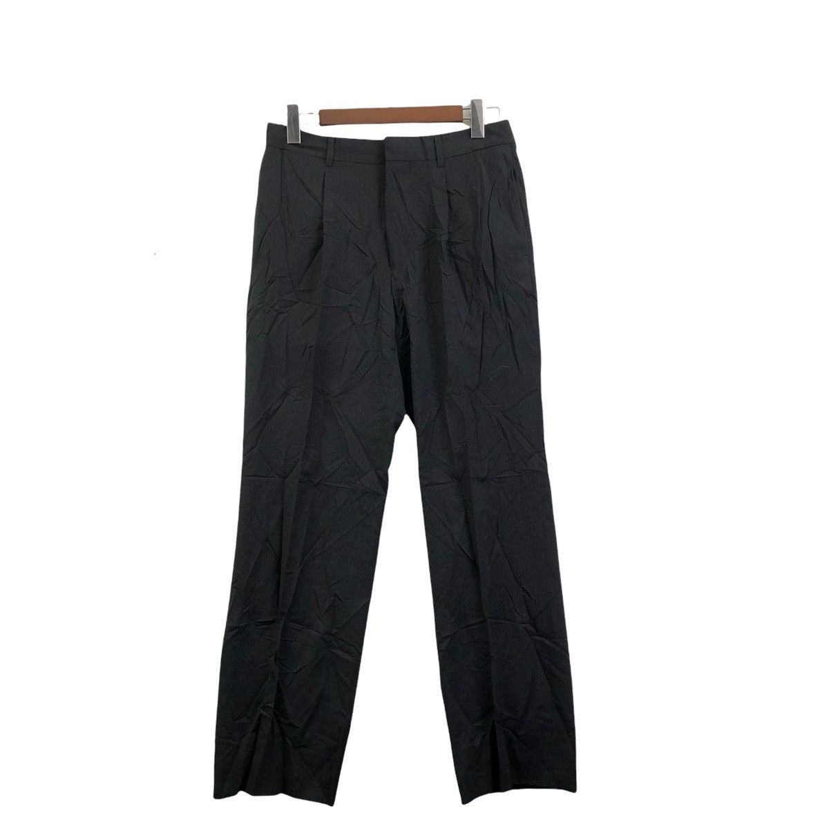 Vtg KENZO HOMME PARIS Black Wool Casual Pant Trouser Slack