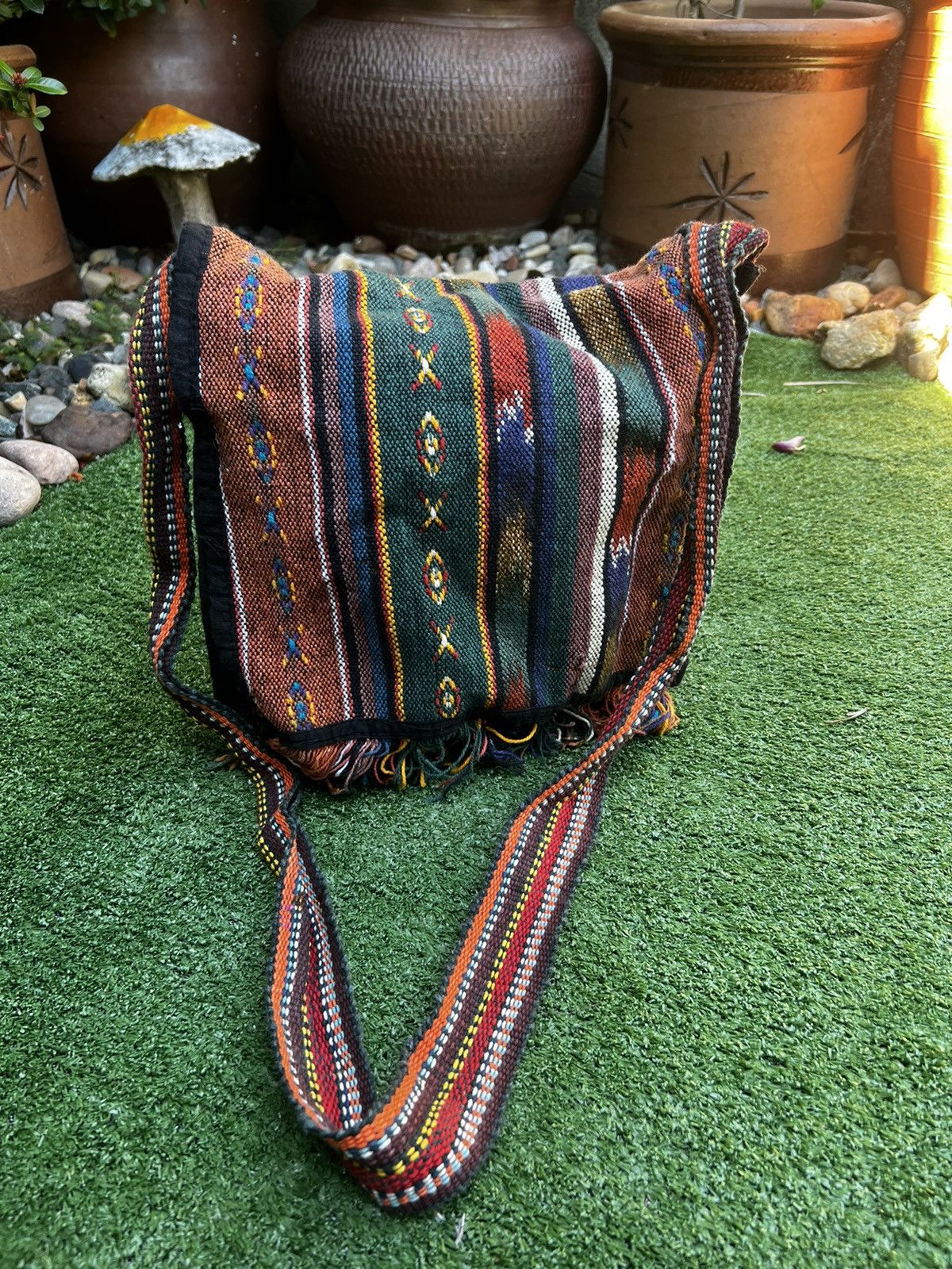 Multicolor Navajo Native Designer Sling Bag 🔥