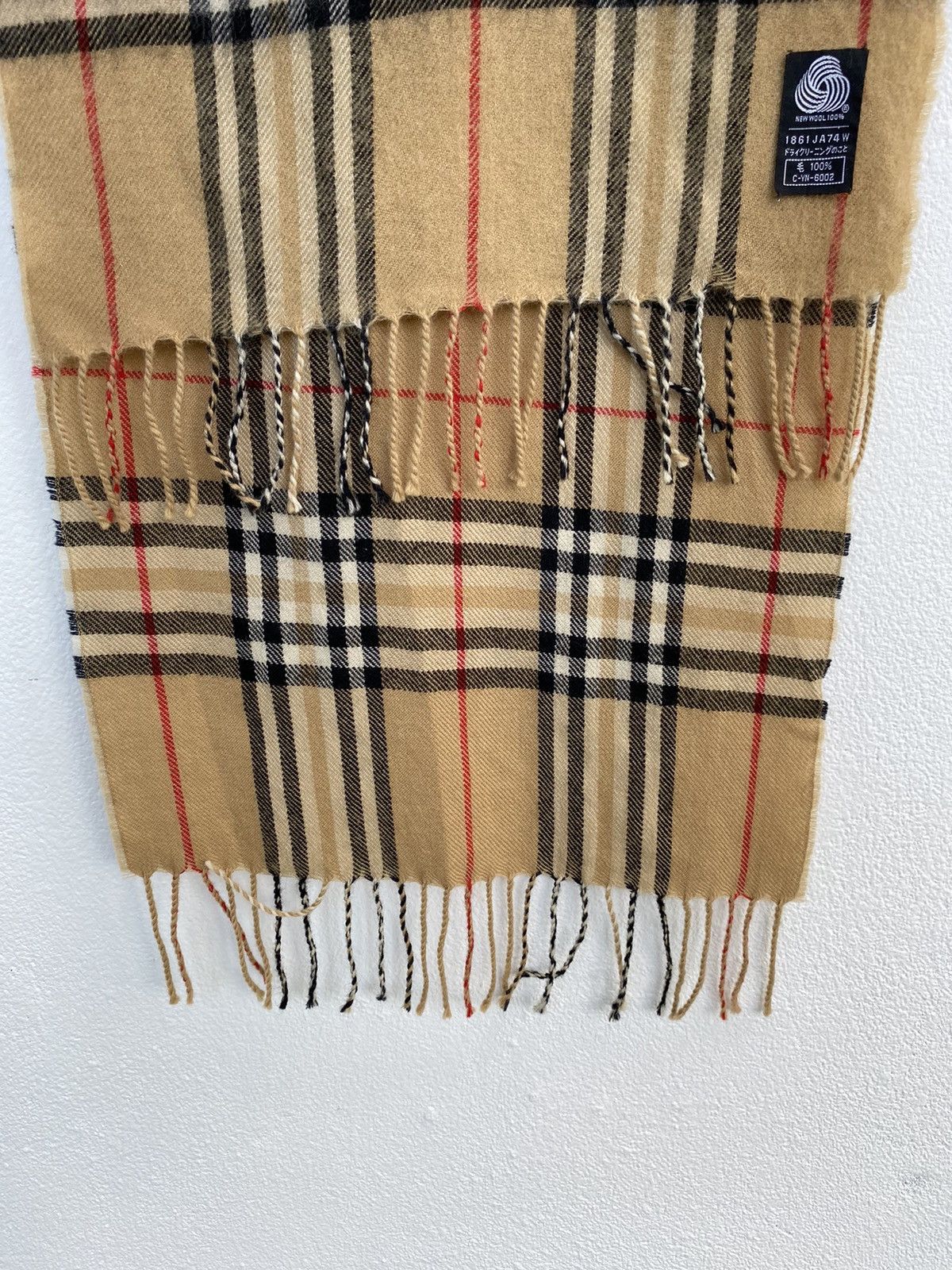 Designer × Japanese Brand 100% WOOL NOVA CHECK SCARVES Size ONE SIZE - 5 Thumbnail