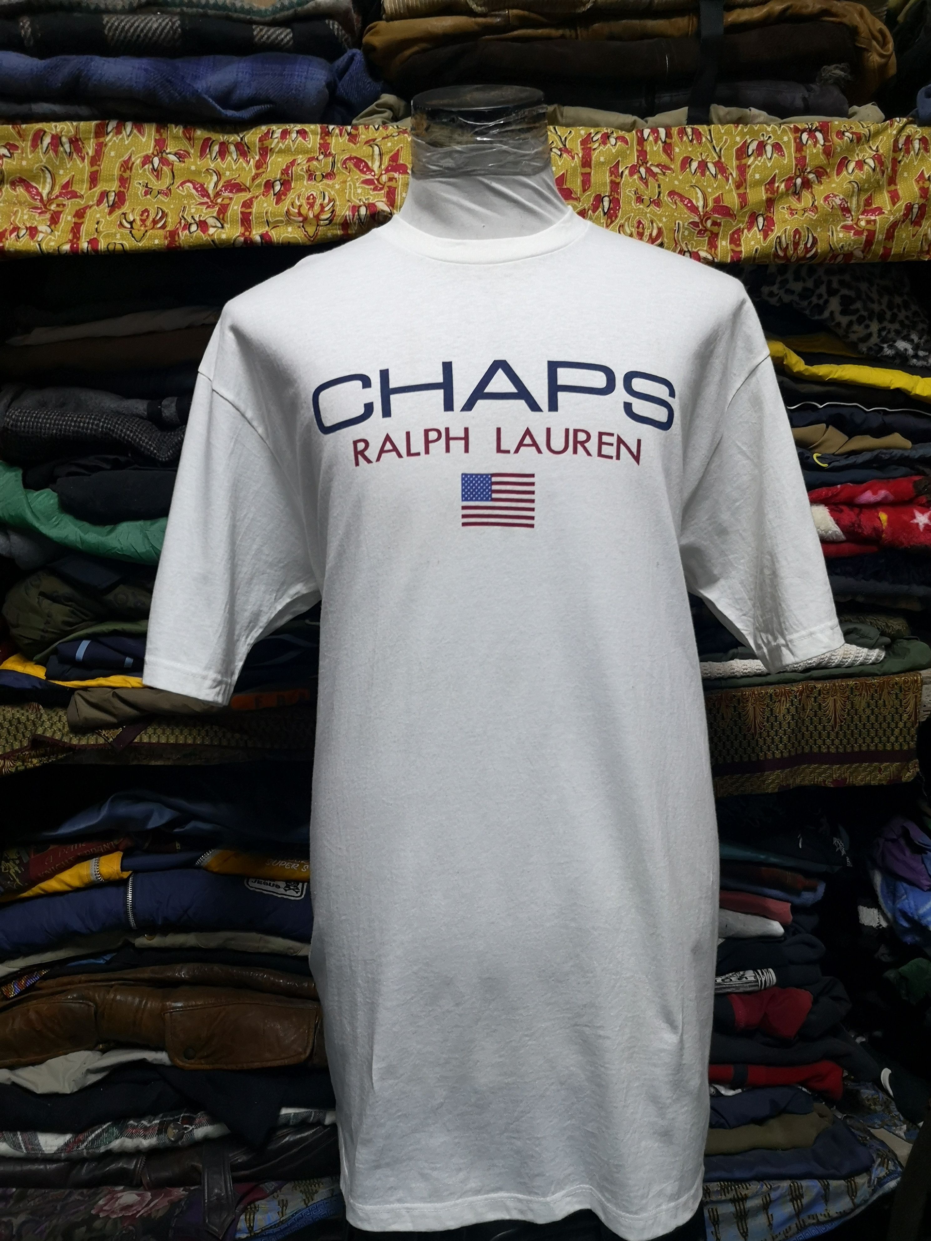 Chaps Ralph Lauren Big Logo Tee Size US L / EU 52-54 / 3 - 1 Thumbnail