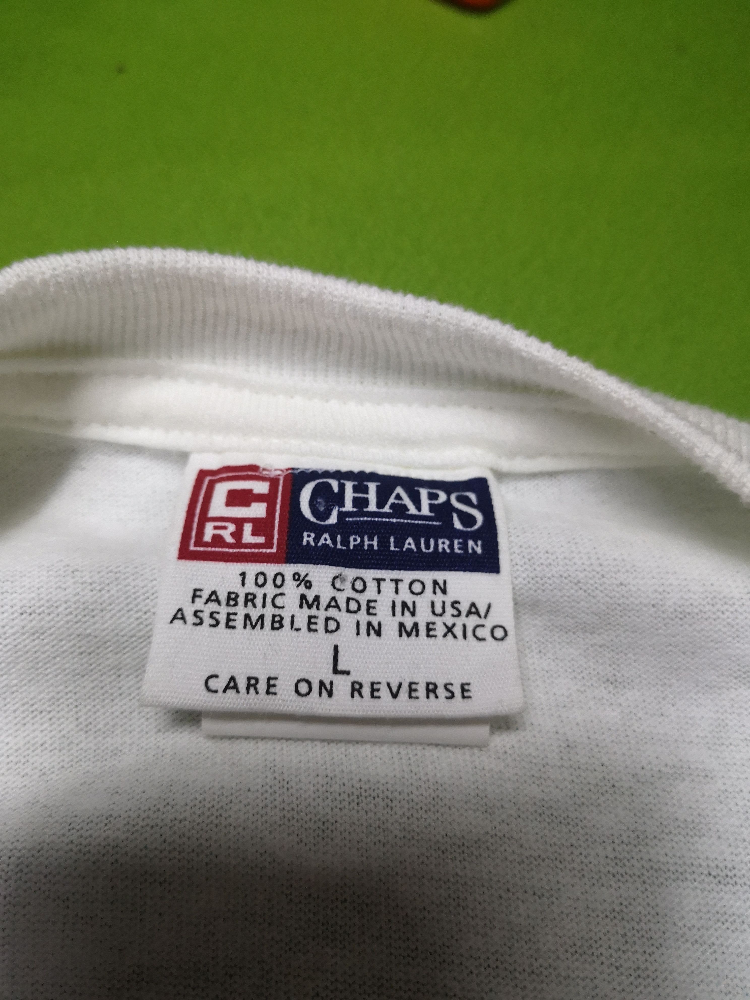 Chaps Ralph Lauren Big Logo Tee Size US L / EU 52-54 / 3 - 3 Thumbnail