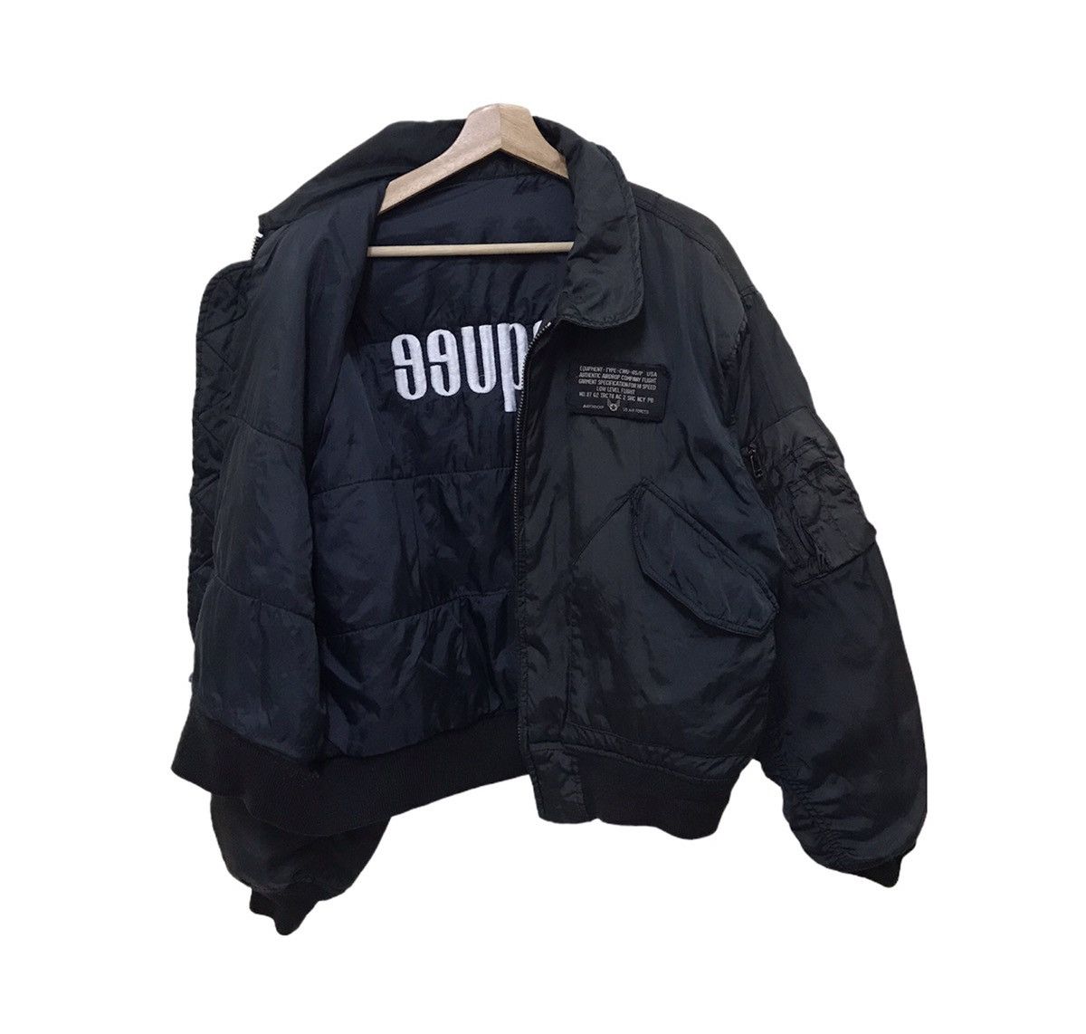 Vintage Vintage US Air Force Marquee Military Bomber Flight Jacket Size US M / EU 48-50 / 2 - 1 Thumbnail