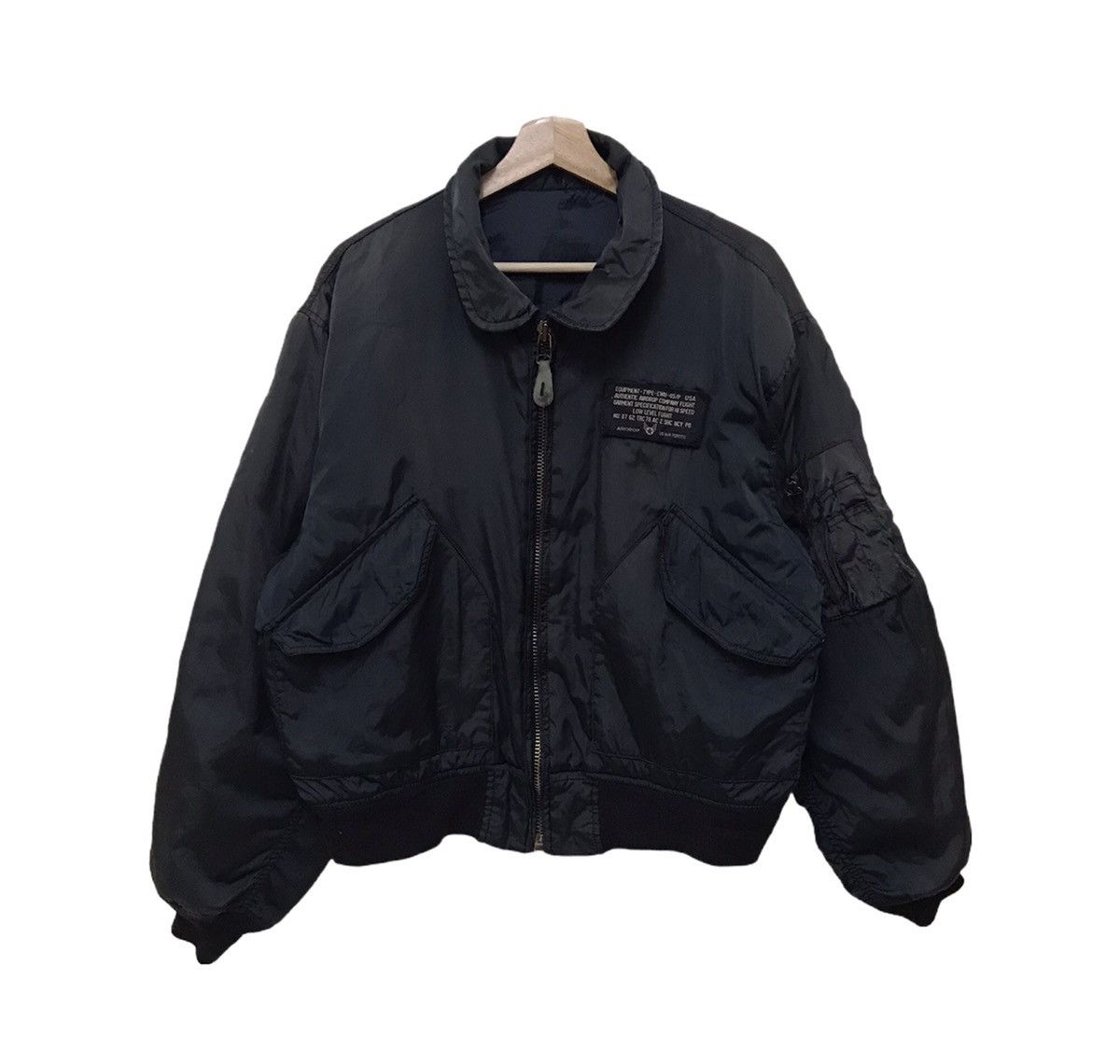 Vintage Vintage US Air Force Marquee Military Bomber Flight Jacket Size US M / EU 48-50 / 2 - 2 Thumbnail
