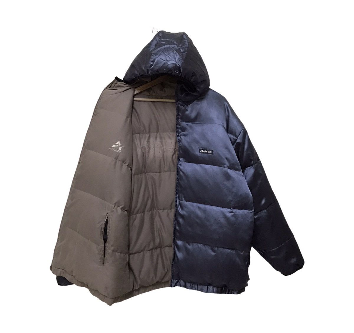 Avirex × Vintage Vintage Avirex New York Reversible Puffer Jacket Size US XXL / EU 58 / 5 - 1 Thumbnail
