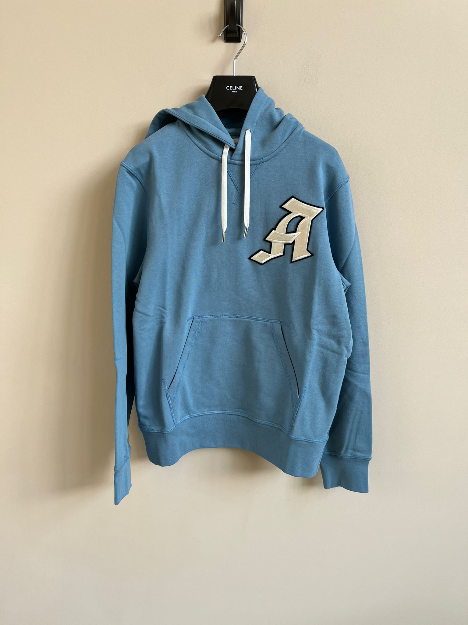 image of Alexander Mcqueen Hoodie In Sky Blue, Men's (Size Medium)