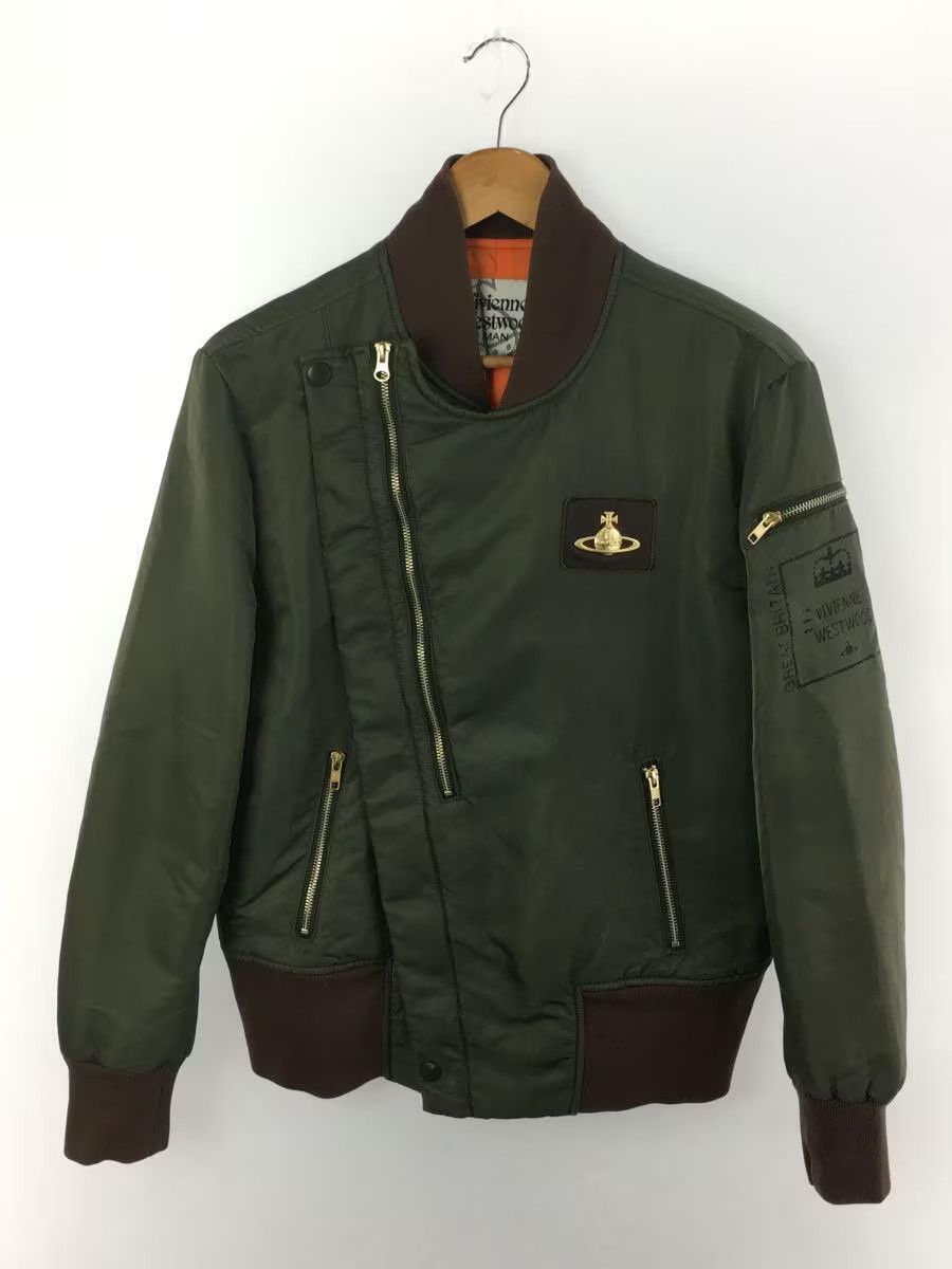 Vivienne Westwood Asymmetrical Zip Orb MA-1 Bomber Jacket | Grailed