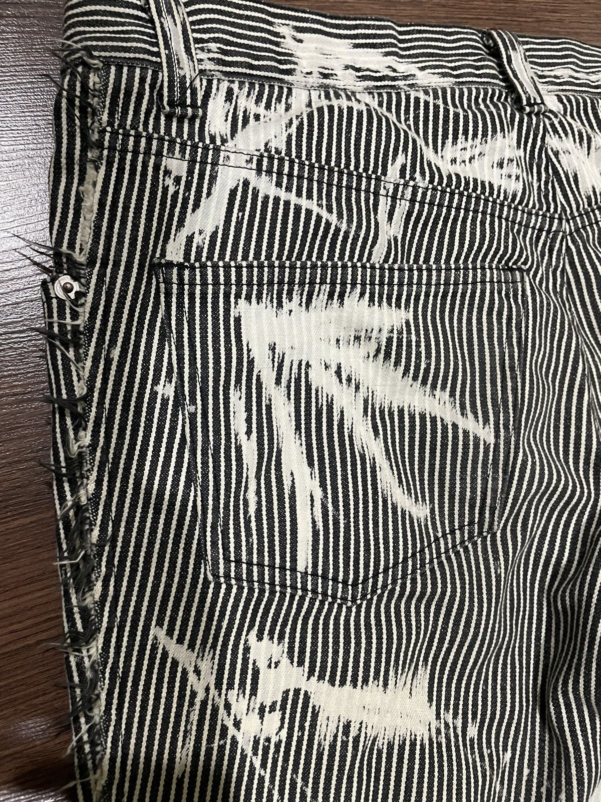 Japanese Brand Vintage Tornado Marts Painter Art Wide Leg Jeans Size 32" / US 10 / IT 46 - 12 Thumbnail