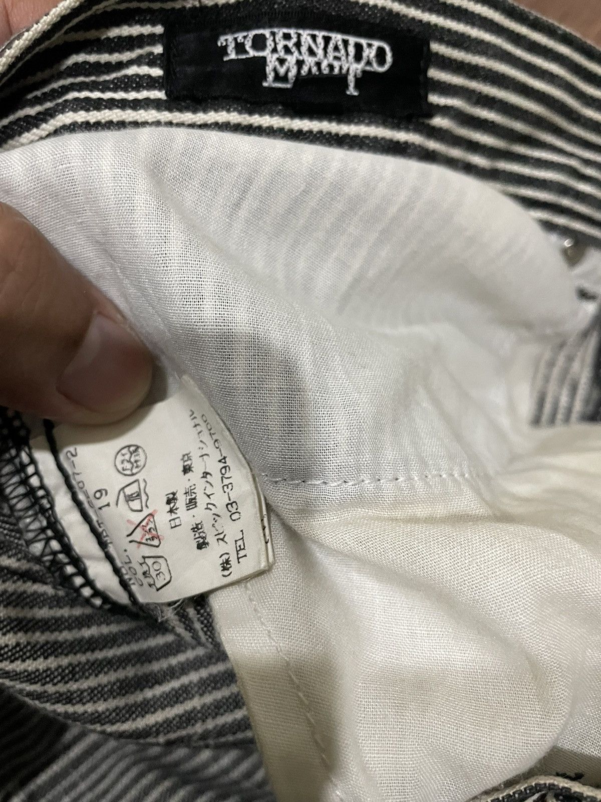 Japanese Brand Vintage Tornado Marts Painter Art Wide Leg Jeans Size 32" / US 10 / IT 46 - 15 Thumbnail