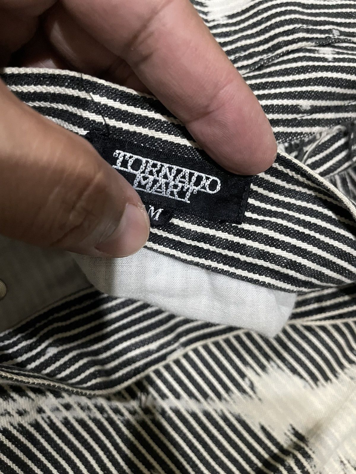 Japanese Brand Vintage Tornado Marts Painter Art Wide Leg Jeans Size 32" / US 10 / IT 46 - 13 Thumbnail
