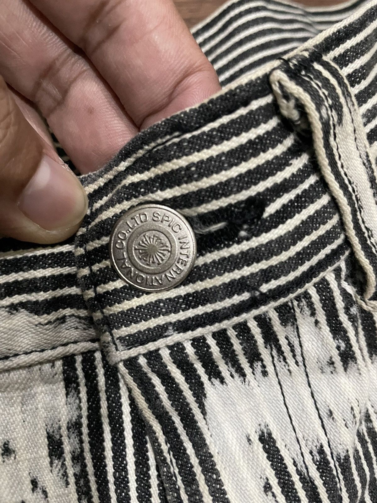 Japanese Brand Vintage Tornado Marts Painter Art Wide Leg Jeans Size 32" / US 10 / IT 46 - 14 Thumbnail