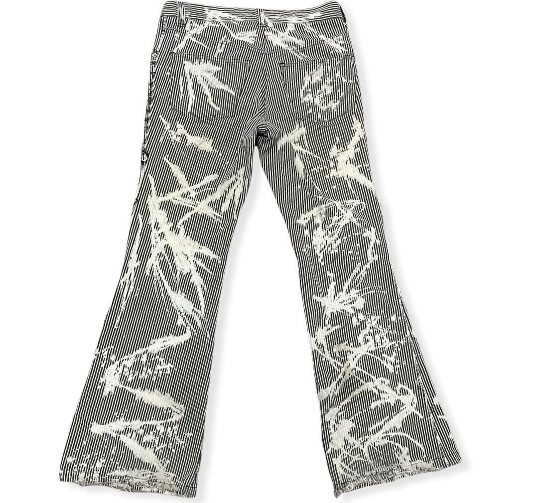 Japanese Brand Vintage Tornado Marts Painter Art Wide Leg Jeans Size 32" / US 10 / IT 46 - 5 Thumbnail
