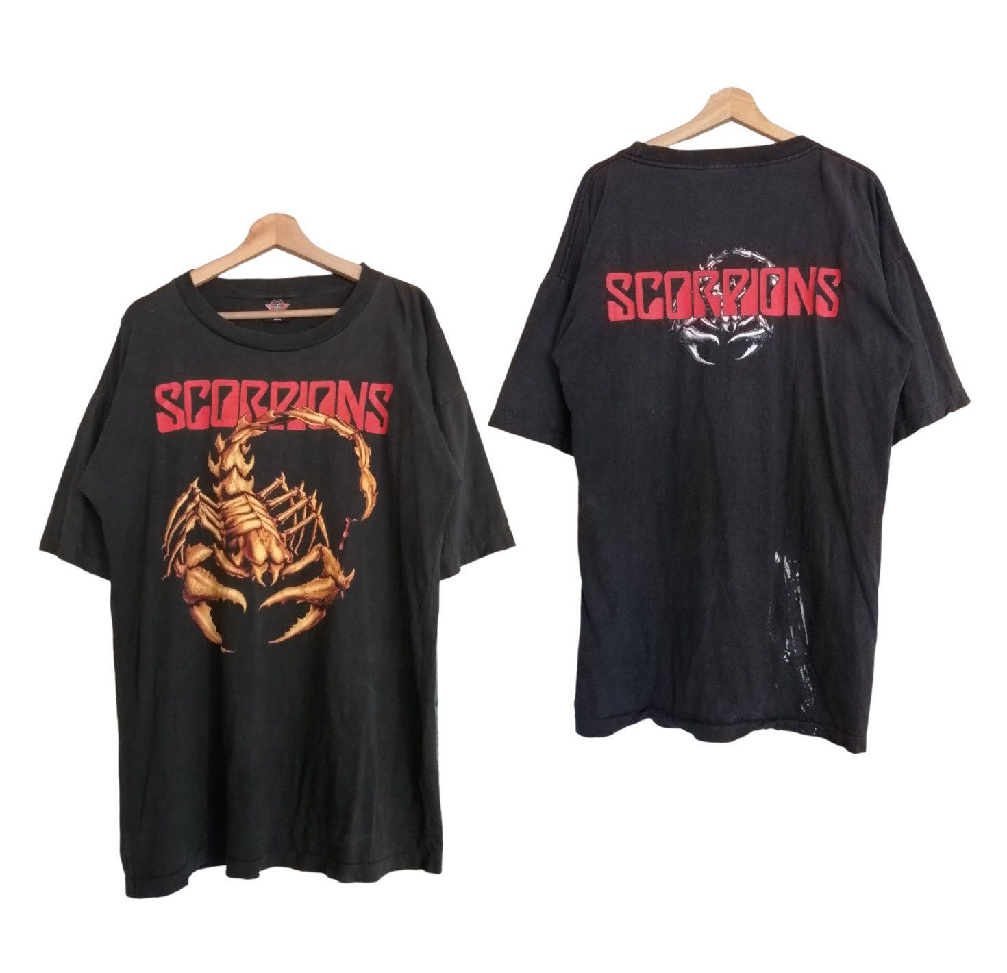 Vintage Scorpions Band Rock Eagle Tee Shirt