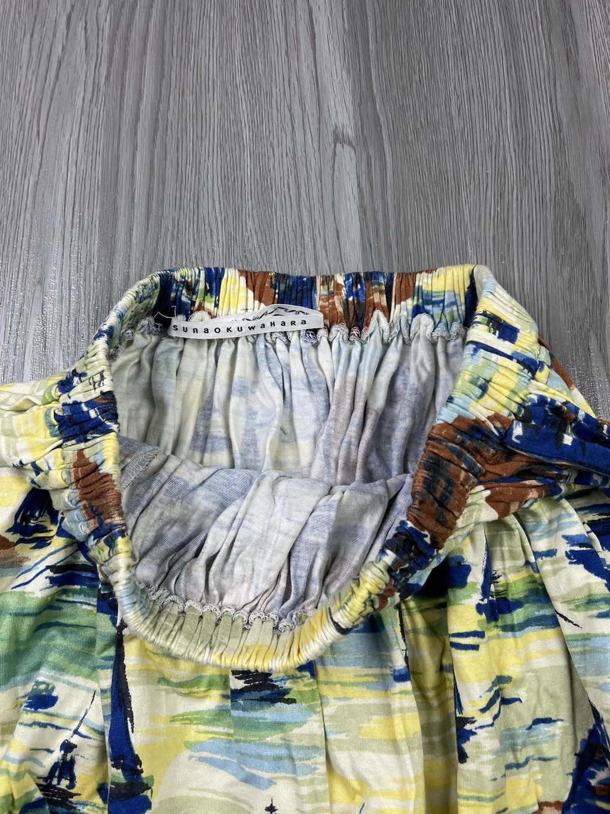 Issey Miyake × Sunao Kuwahara SunaoKuwahara Issey Miyake Hawaiian Art Cotton Skirt Size 30" / US 8 / IT 44 - 3 Thumbnail