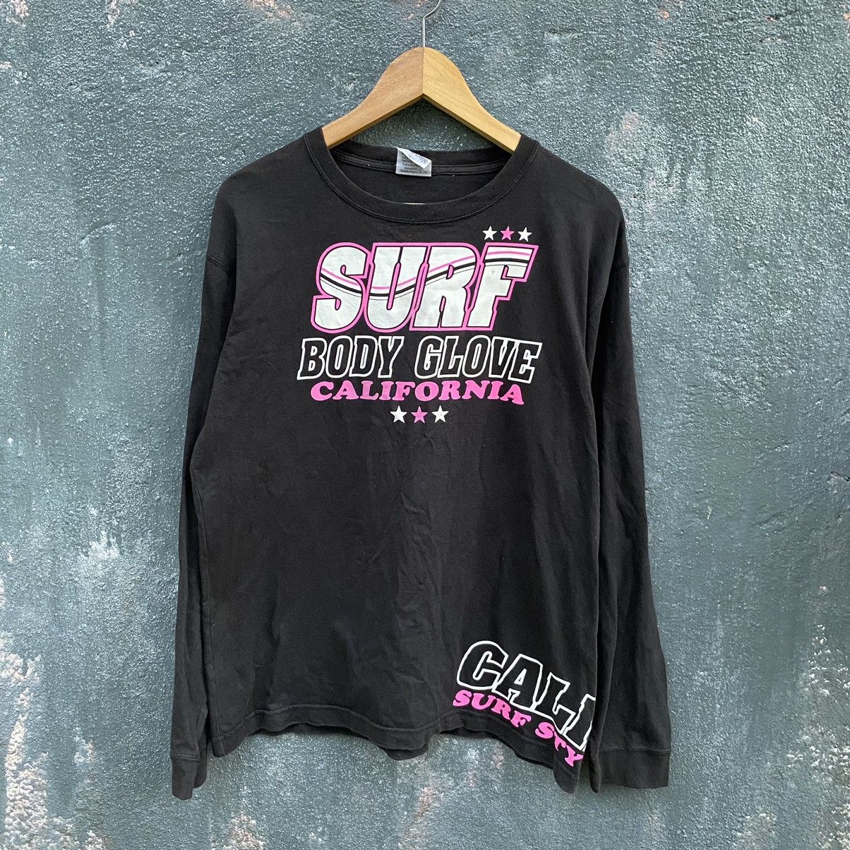 Body Glove Vintage Faded Body Glove California Surf Longsleeve T-shirt Size US L / EU 52-54 / 3 - 2 Thumbnail