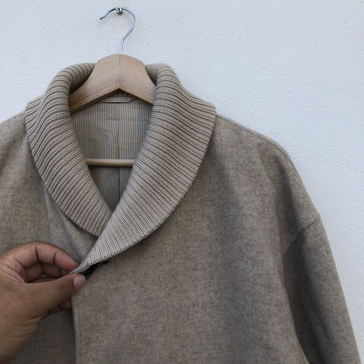 Lanvin 🔥VINTAGE LANVIN PARIS LONG JACKET DOUBLE COLLAR Size US L / EU 52-54 / 3 - 7 Thumbnail