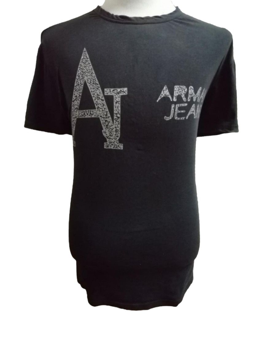 Armani × Vintage Vintage ARMANI Jeans Tee shirt Size US XL / EU 56 / 4 - 2 Thumbnail