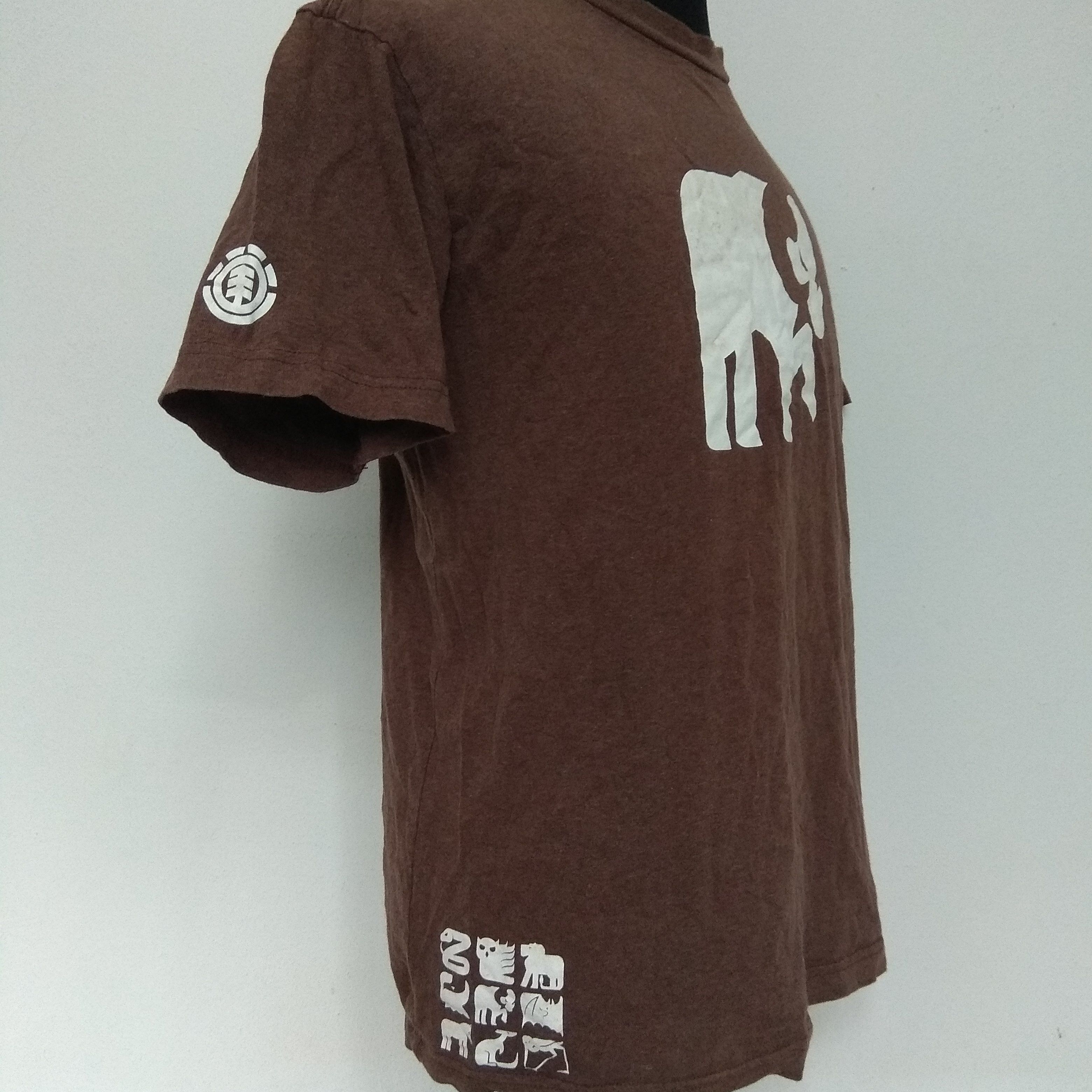 American Apparel × Element Vintage Element 90s Skateboard Big Logo Animal Graphic Tee Size US L / EU 52-54 / 3 - 3 Thumbnail