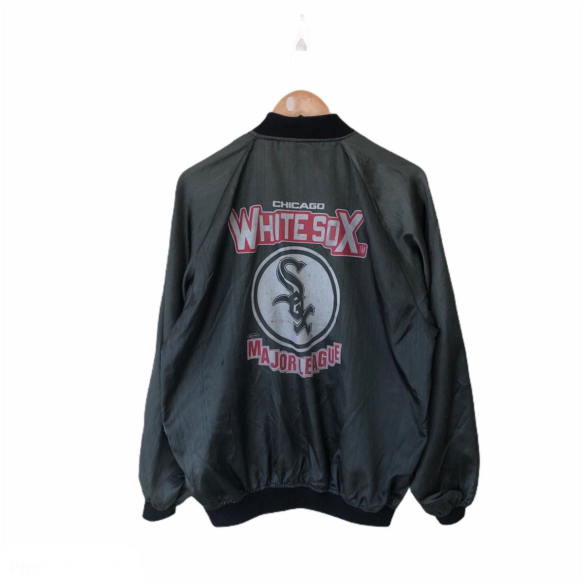 Japanese Brand CHICAGO WHITESOX MAJOR LEAGUE BIG LOGO JACKET Size US L / EU 52-54 / 3 - 1 Thumbnail