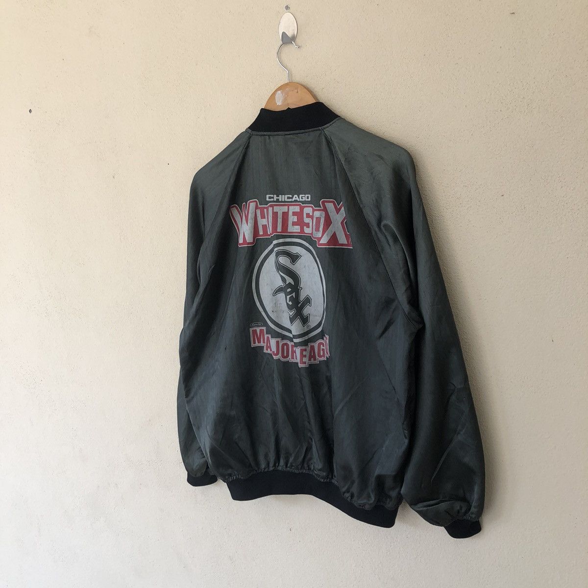 Japanese Brand CHICAGO WHITESOX MAJOR LEAGUE BIG LOGO JACKET Size US L / EU 52-54 / 3 - 3 Thumbnail