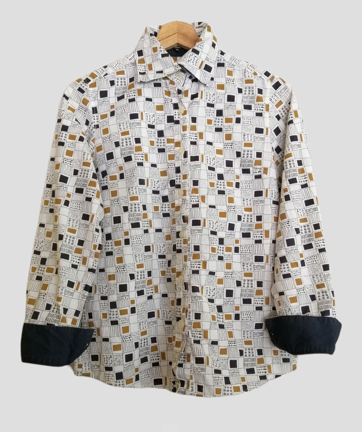 Japanese Brand TORNADO MART Femme Printed Long Sleeve Shirt Size S / US 4 / IT 40 - 8 Thumbnail