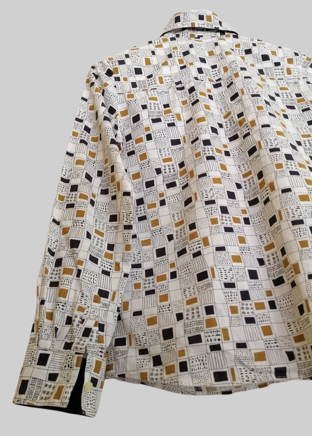 Japanese Brand TORNADO MART Femme Printed Long Sleeve Shirt Size S / US 4 / IT 40 - 11 Thumbnail