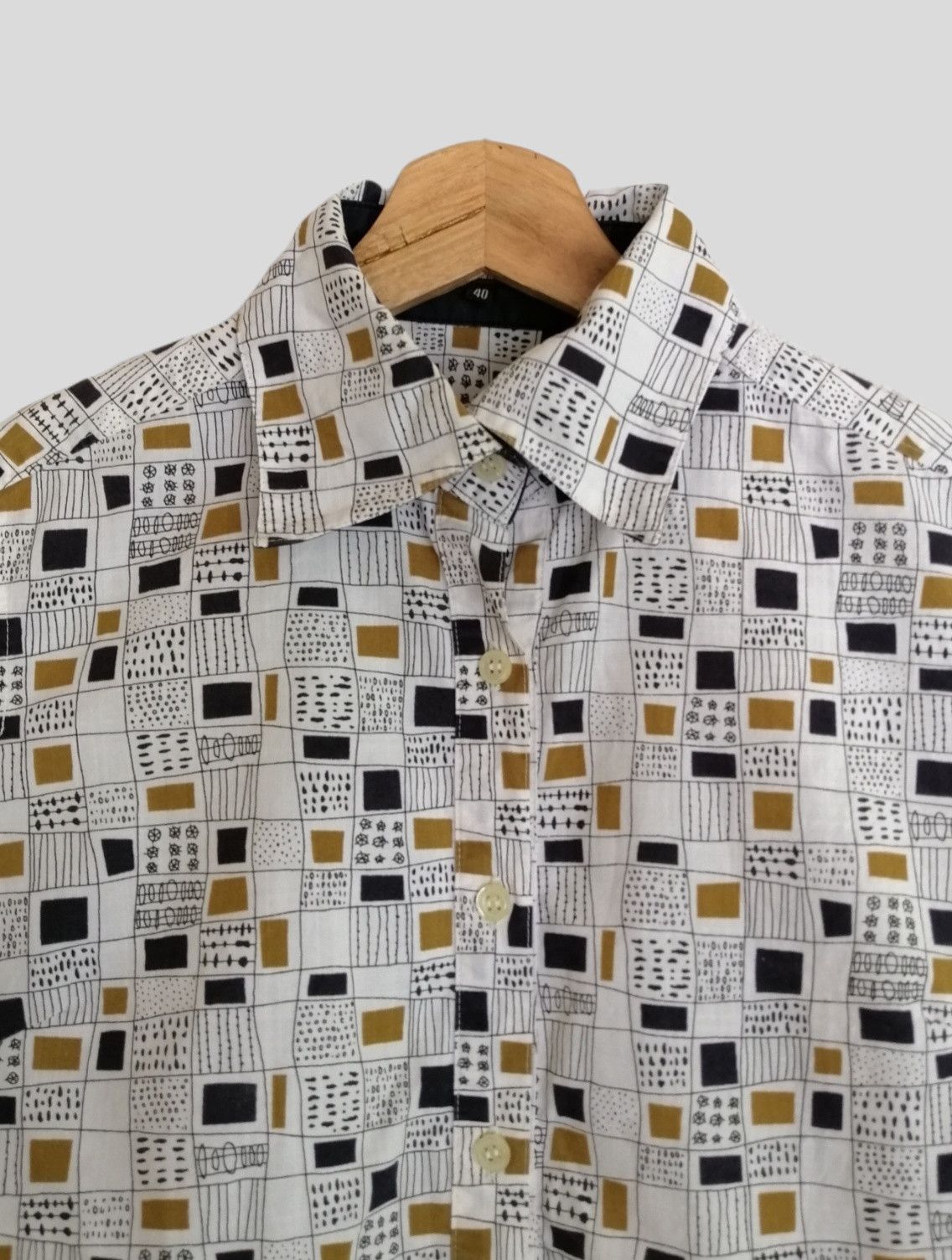 Japanese Brand TORNADO MART Femme Printed Long Sleeve Shirt Size S / US 4 / IT 40 - 7 Thumbnail