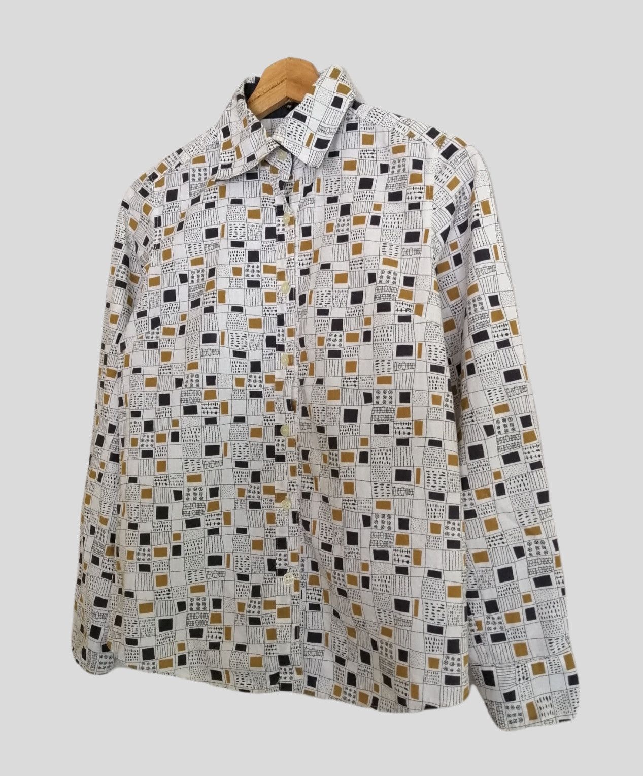Japanese Brand TORNADO MART Femme Printed Long Sleeve Shirt Size S / US 4 / IT 40 - 3 Thumbnail