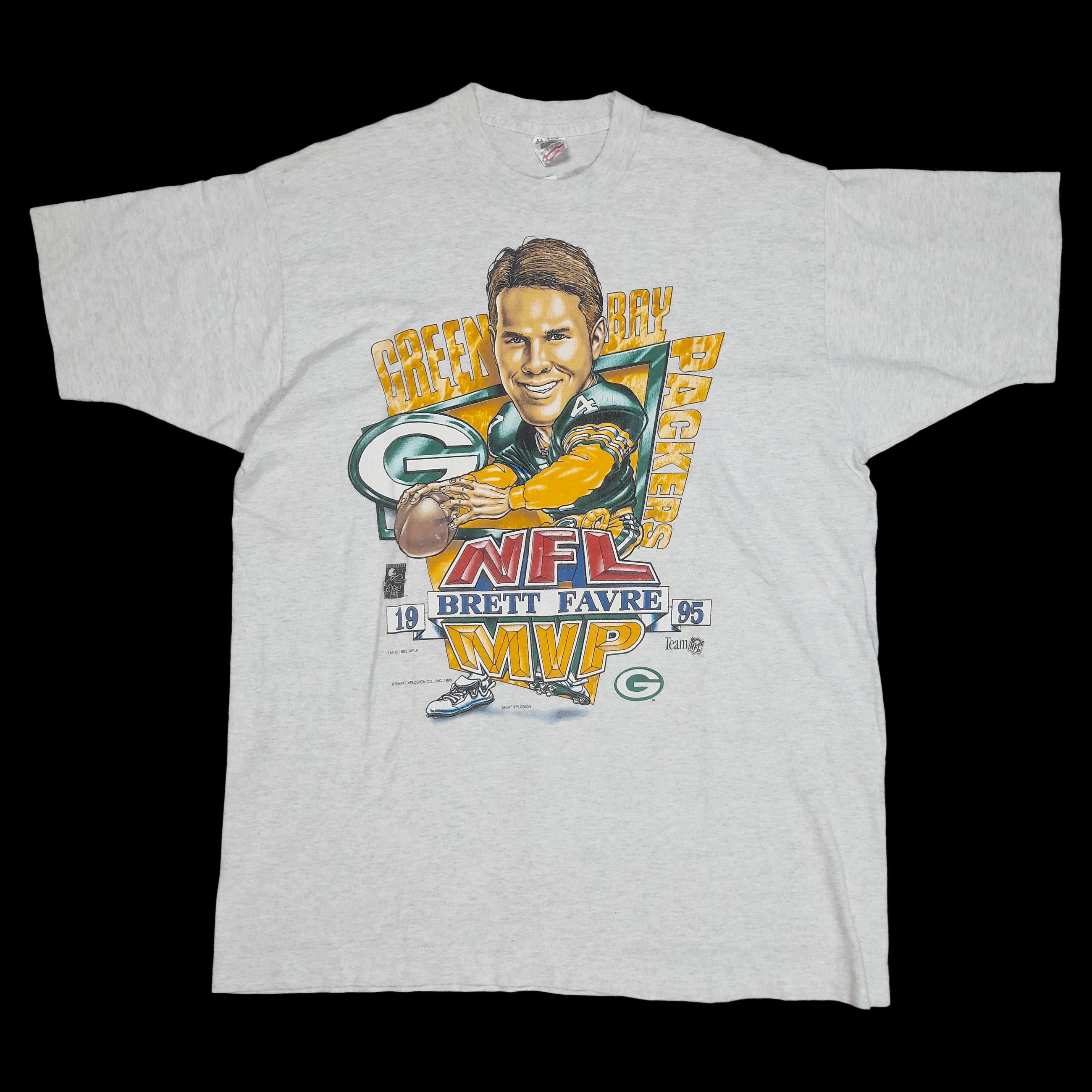 Vintage 90's Brett Favre 1995 MVP Green Bay Packers NFL